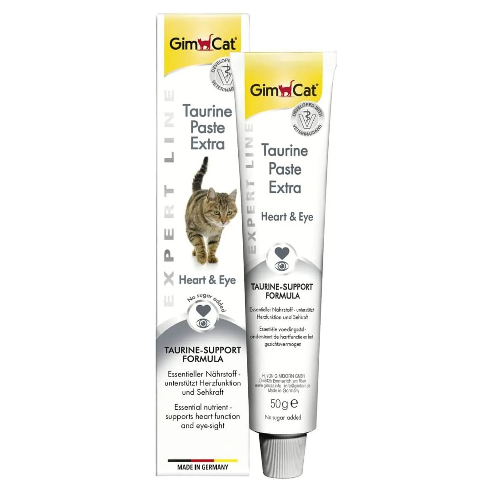 GimCat Kalp ve Göz Sağlığı Destekleyici Taurinli Kedi Macunu 50 G