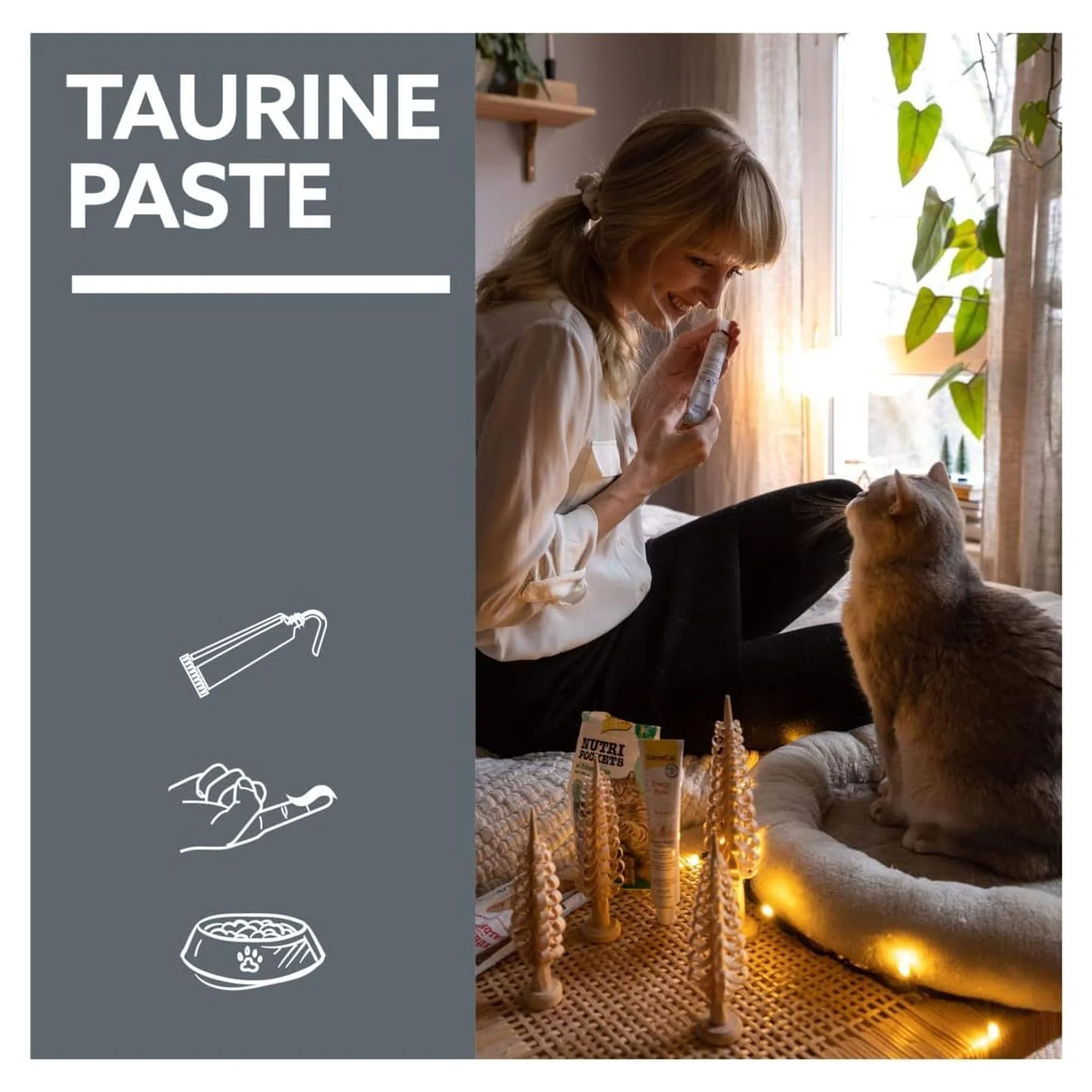 GimCat Kalp ve Göz Sağlığı Destekleyici Taurinli Kedi Macunu 50 G — Takviye ve Vitaminler, 65 g — Görsel 5