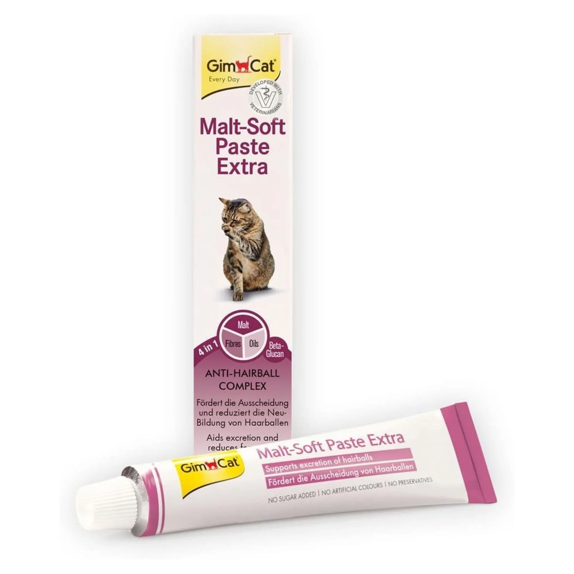 GimCat Malt-Soft Extra Tüy Yumağı Önleyici Kedi Macunu 100 G
