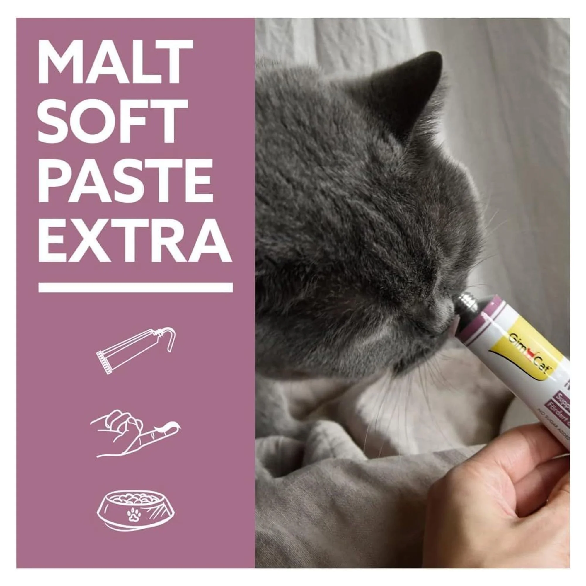 GimCat GimCat Malt-Soft Extra Tüy Yumağı Önleyici Kedi Macunu 100 G — Takviye ve Vitaminler, 110 g — Görsel 5