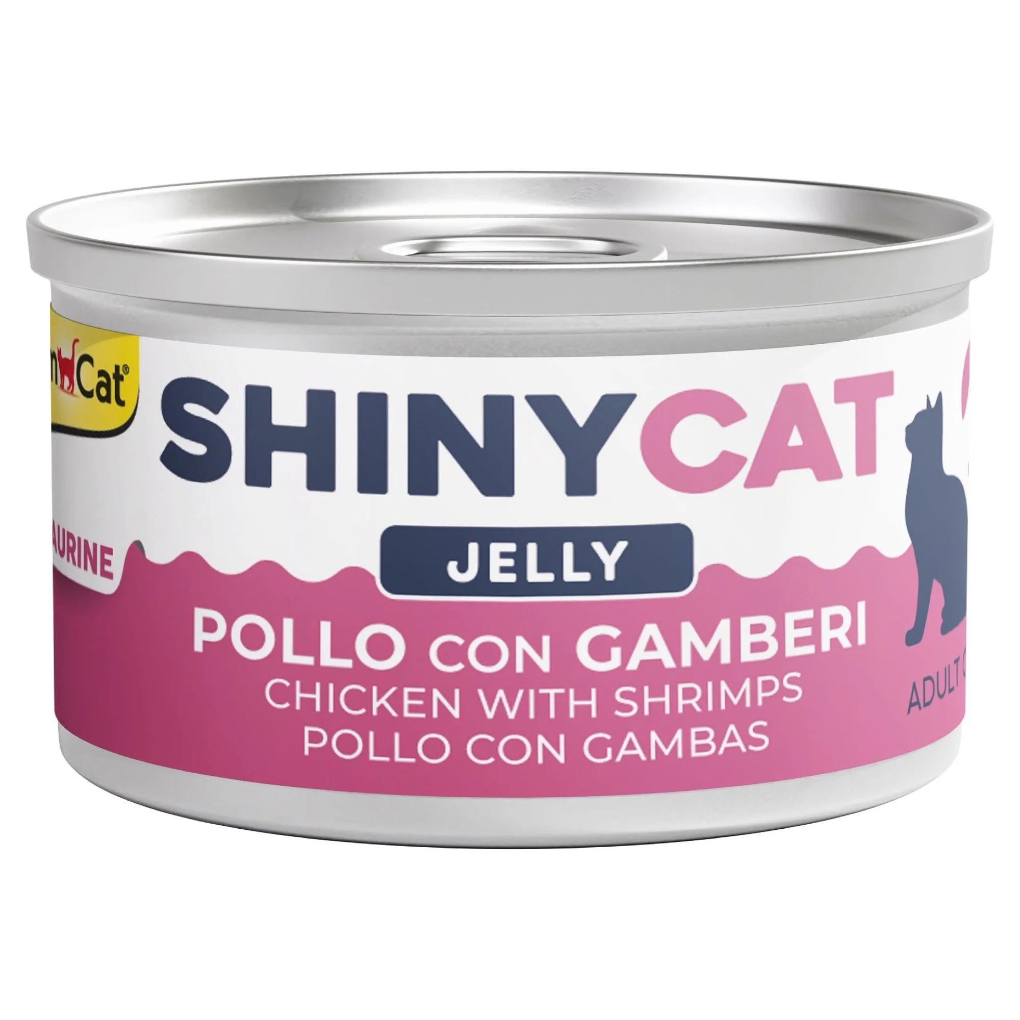 GimCat GmiCat Shinycat Jelly Jöle İçinde Karidesli ve Tavuklu Konserve Kedi Maması 70 G