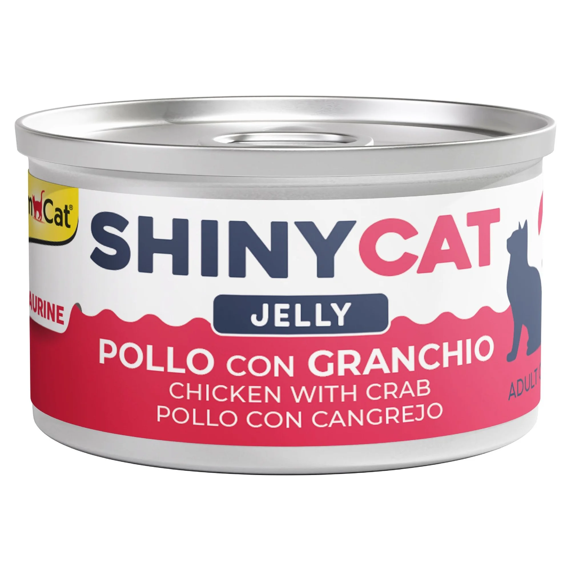 GimCat Shinycat Jelly Jöle İçinde Yengeçli ve Tavuklu Konserve Kedi Maması 70 G