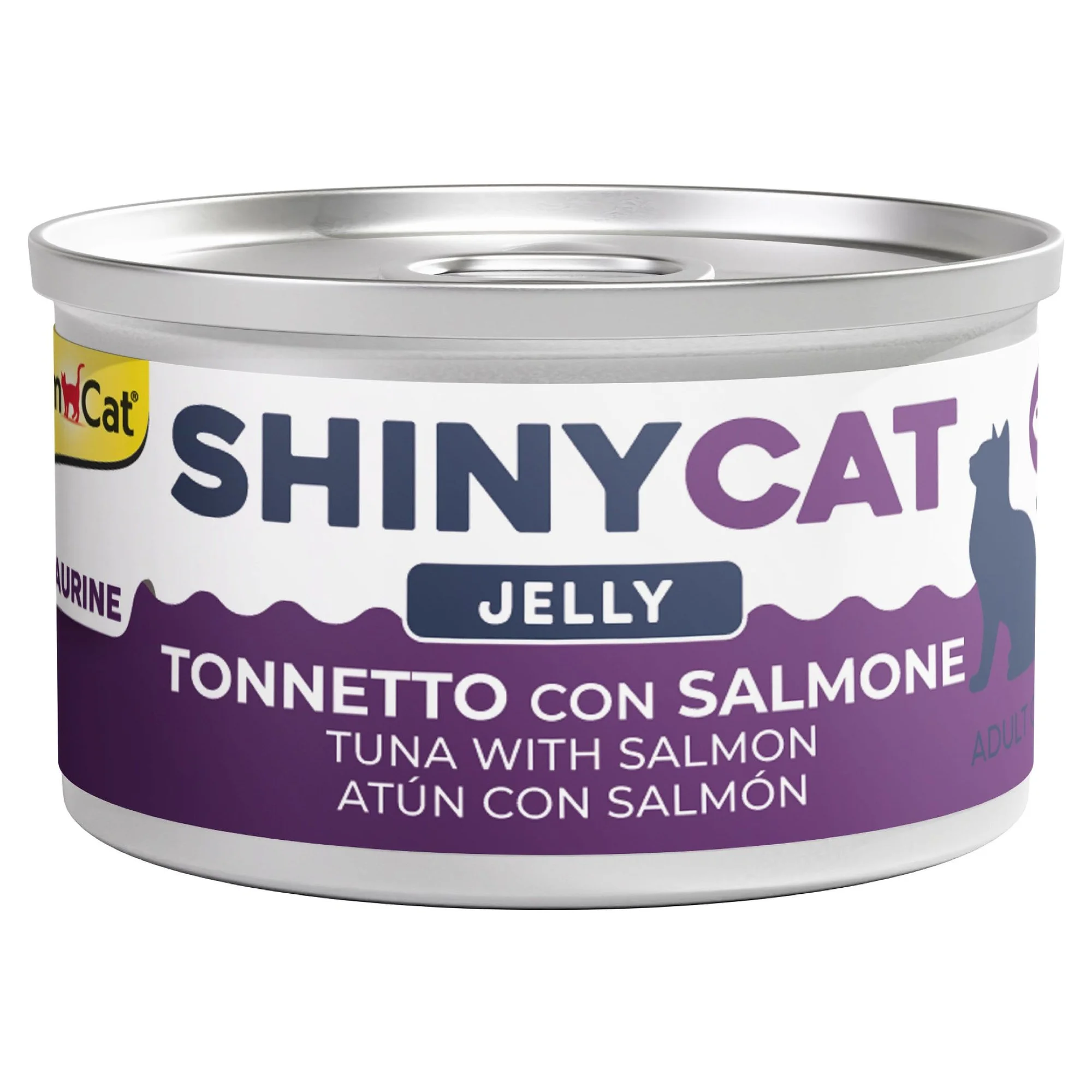 GimCat Shinycat Jelly Jöle İçinde Somon Balıklı  veTon Balıklı Konserve Kısırlaştırılmış Kedi Maması 70 G