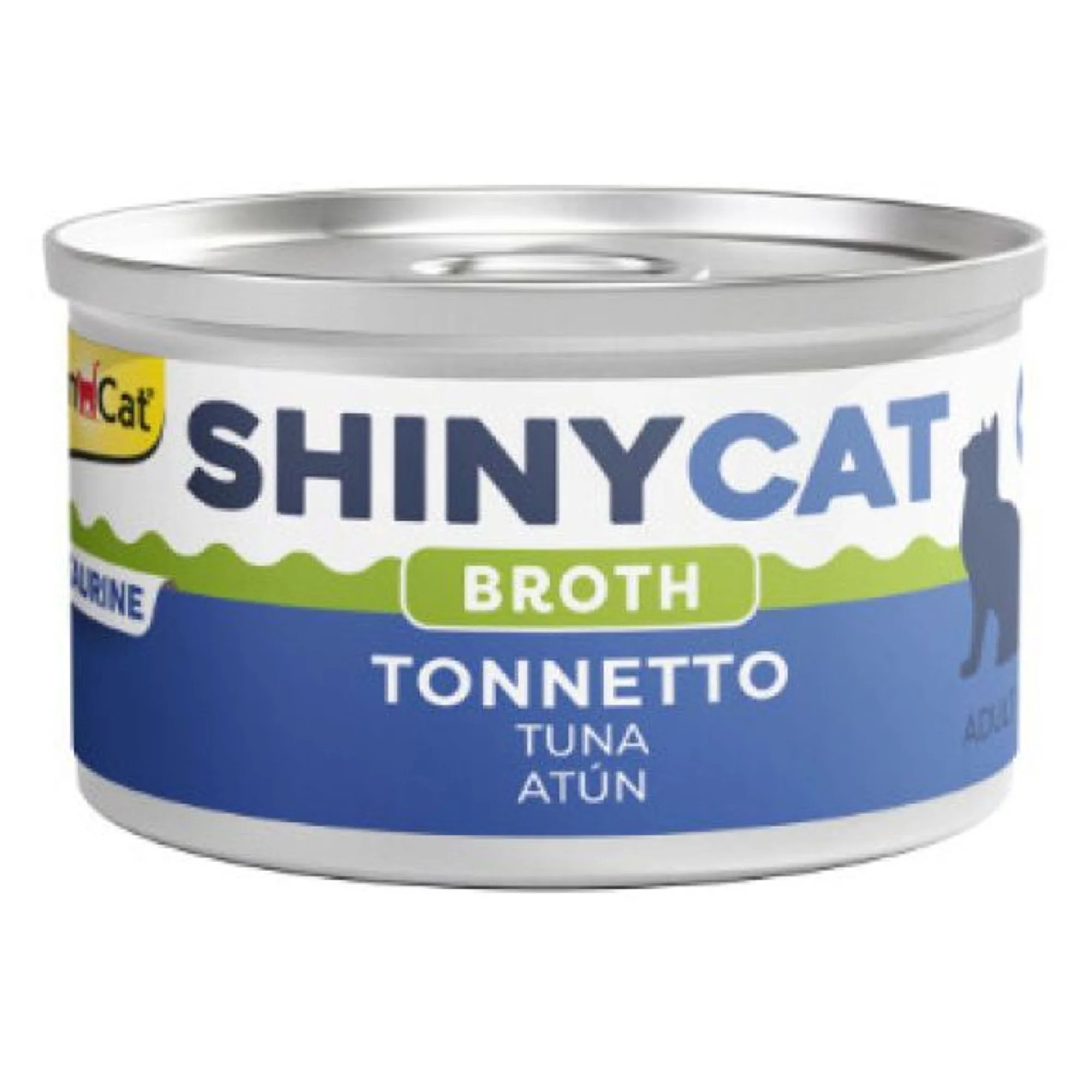 GimCat Shinycat Broth Sos İçinde Ton Balıklı Kedi Konservesi 70 G