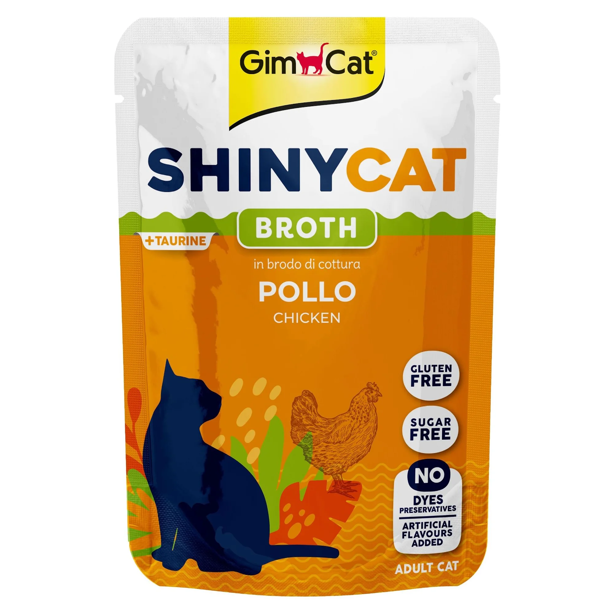 GimCat Shinycat Pouch Tavuk Yaş Kedi Maması 70 G