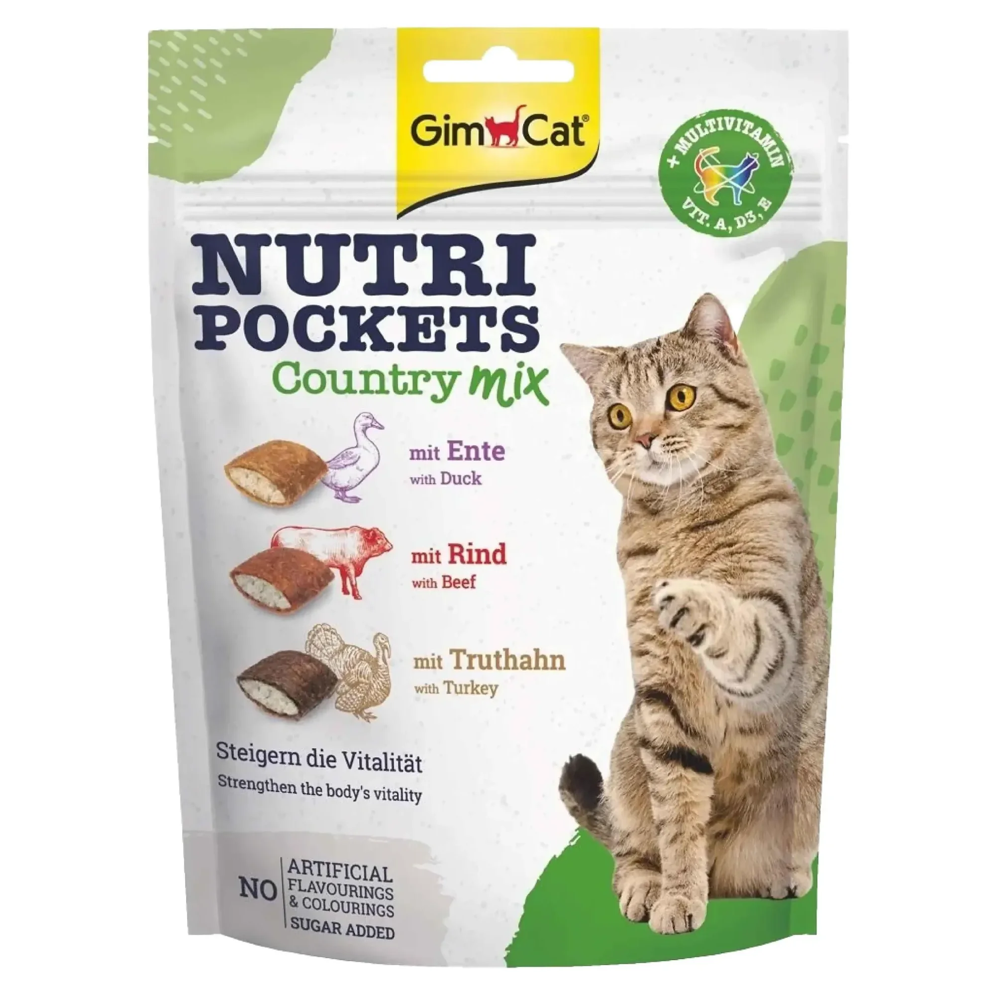 GimCat Nutripockets Country Mix Kedi Ödülü 150 G