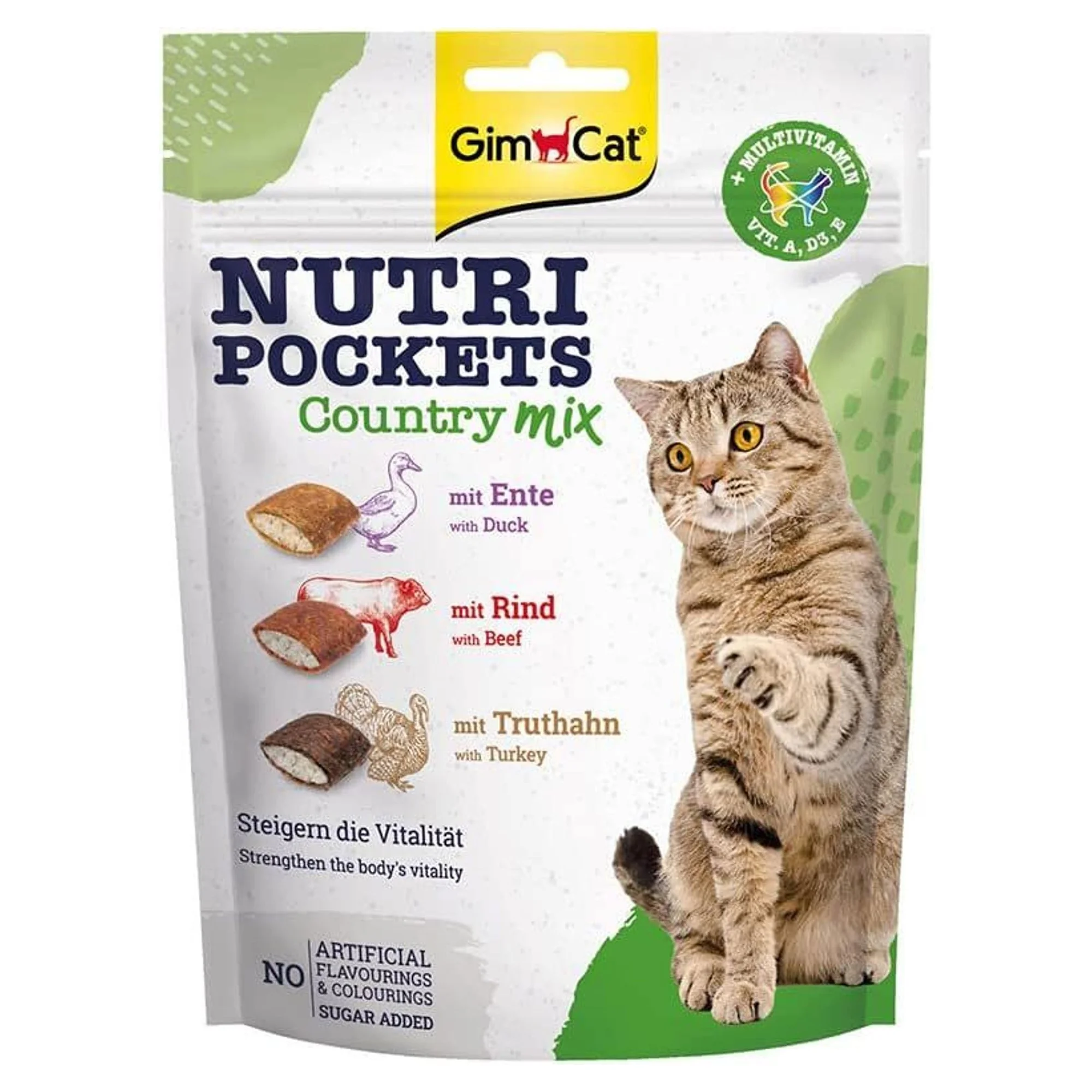 GimCat Nutripockets Country Mix Kedi Ödülü 150 G