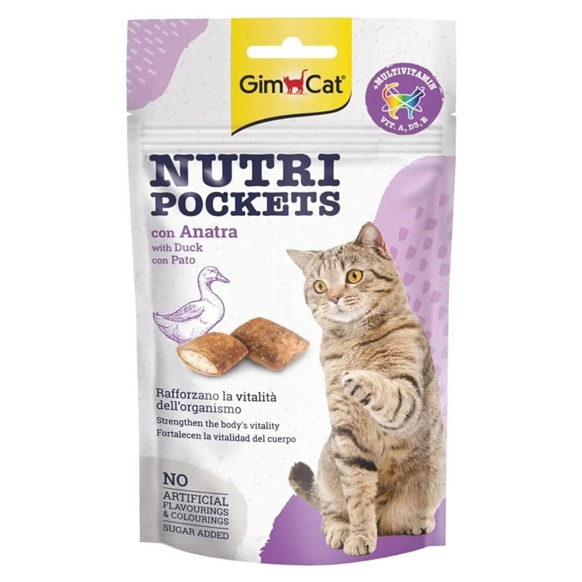GimCat Nutripockets Duck 60 G