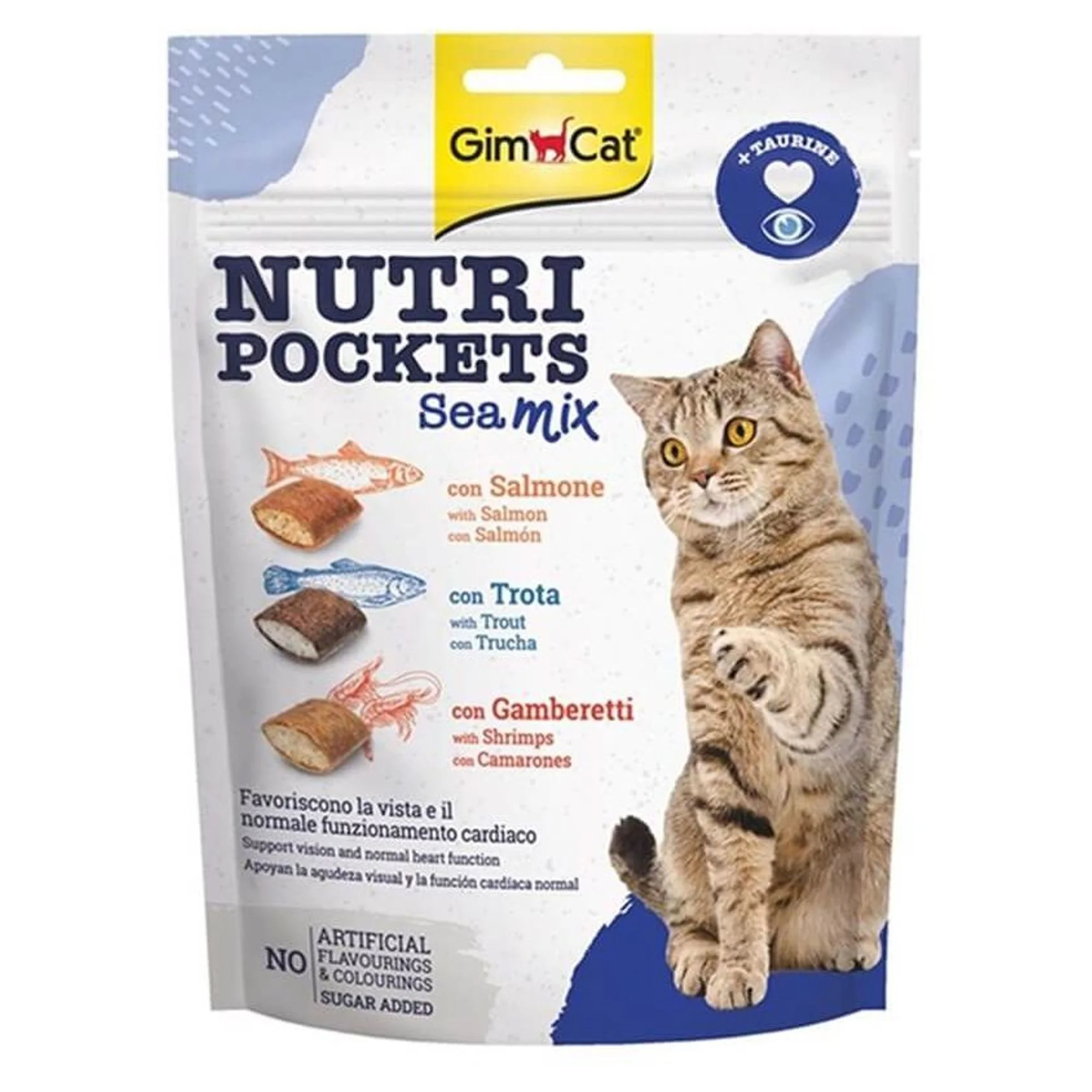 GimCat Nutripockets Kedi Ödülü Sea Mix 150 G