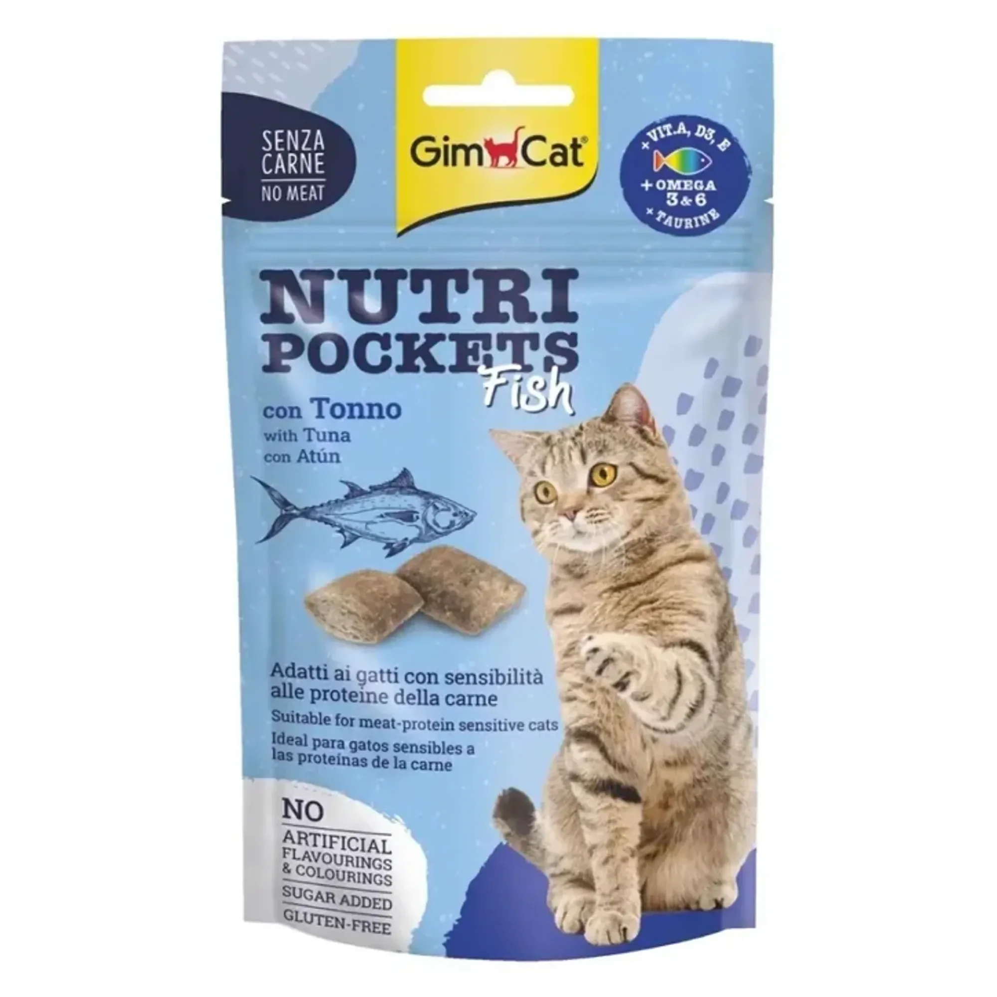 GimCat Nutripockets Ton Balıklı Kedi Ödül Maması 60 G