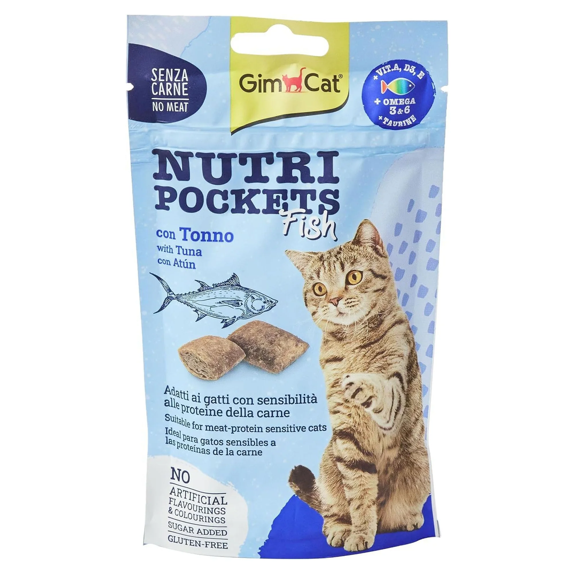 GimCat Nutripockets Ton Balıklı Kedi Ödül Maması 60 G