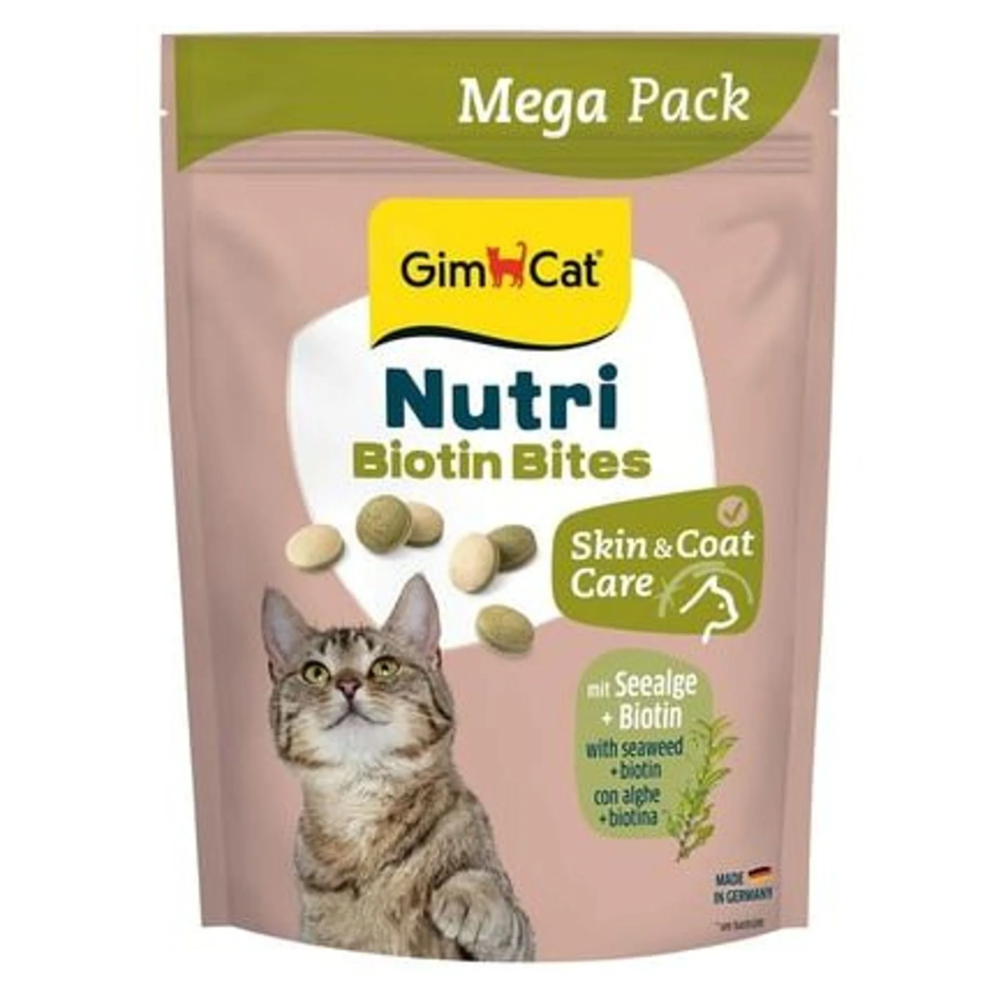 GimCat Nutri Biyotinli Deniz Yosunlu Kedi Ödülü 425 G