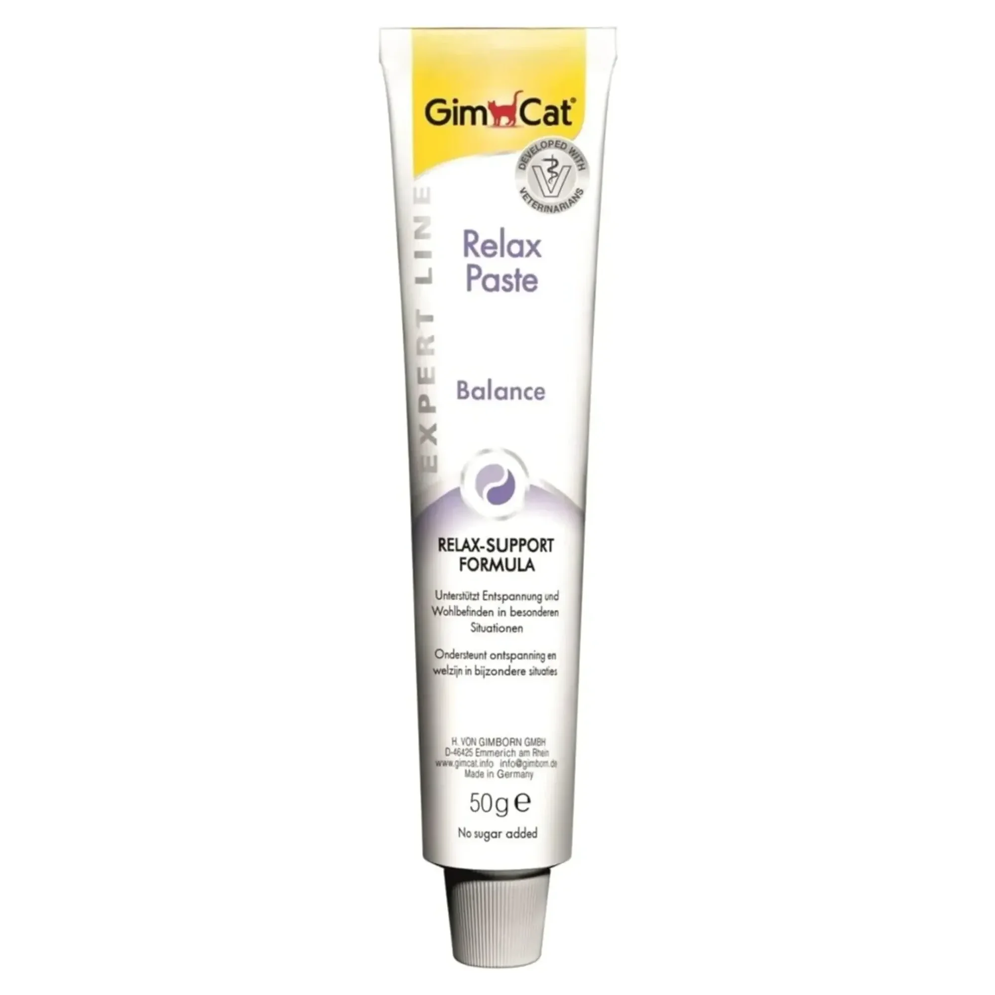 GimCat Relax Rahatlatıcı Şekersiz Kedi Macunu 50 G