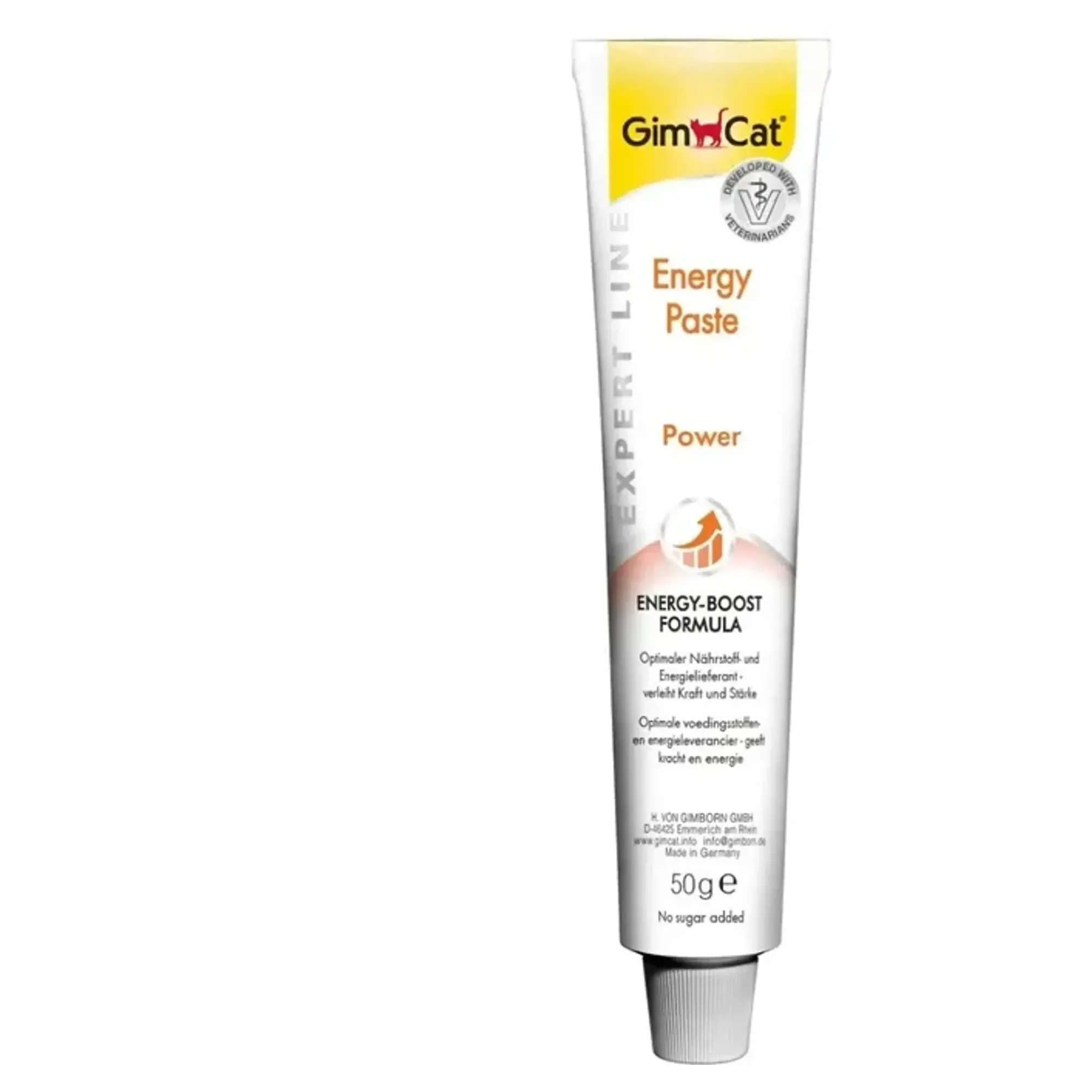 GimCat Energy Enerji Yükseltici Şekersiz Kedi Macunu 50 G