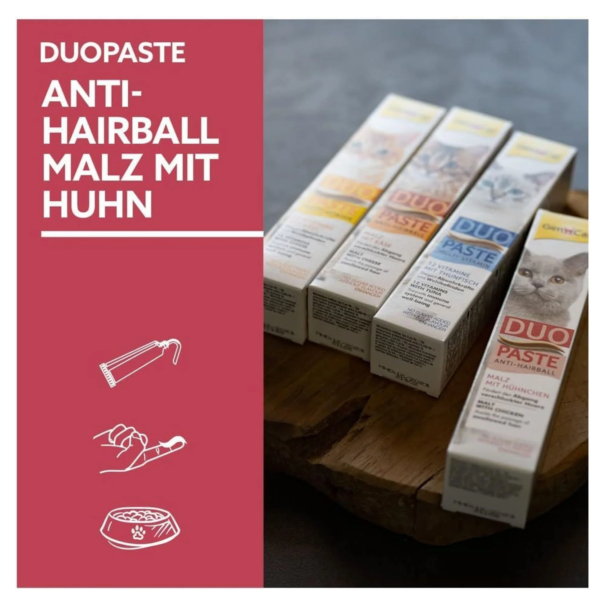 GimCat GimCat Duo Paste Peynirli ve +12 Multi-Vitaminli Kedi Macunu 50 G — Takviye ve Vitaminler, 50 g — Görsel 2