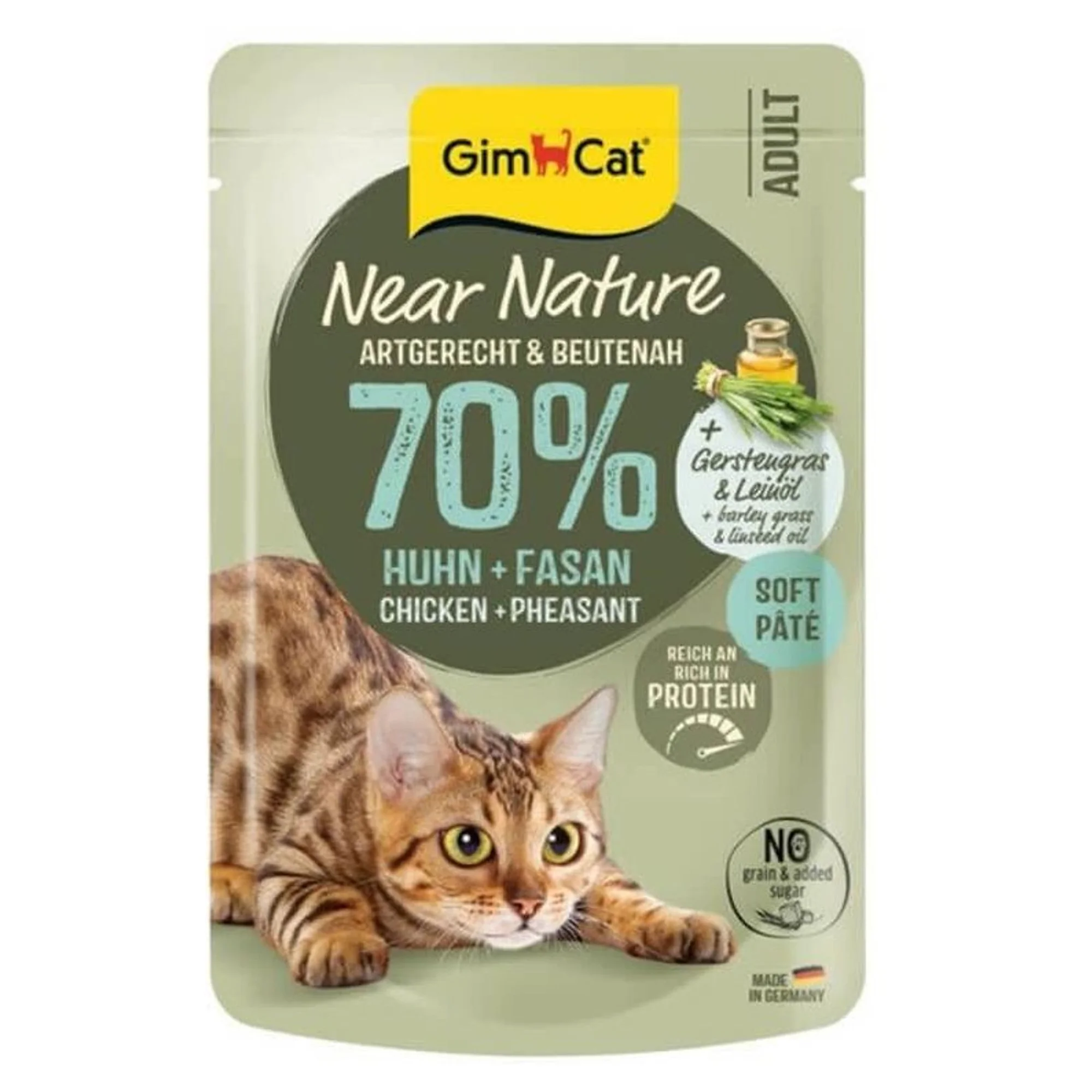 Gimcat Near Nature Tavuklu ve Sülün Etli 85 G