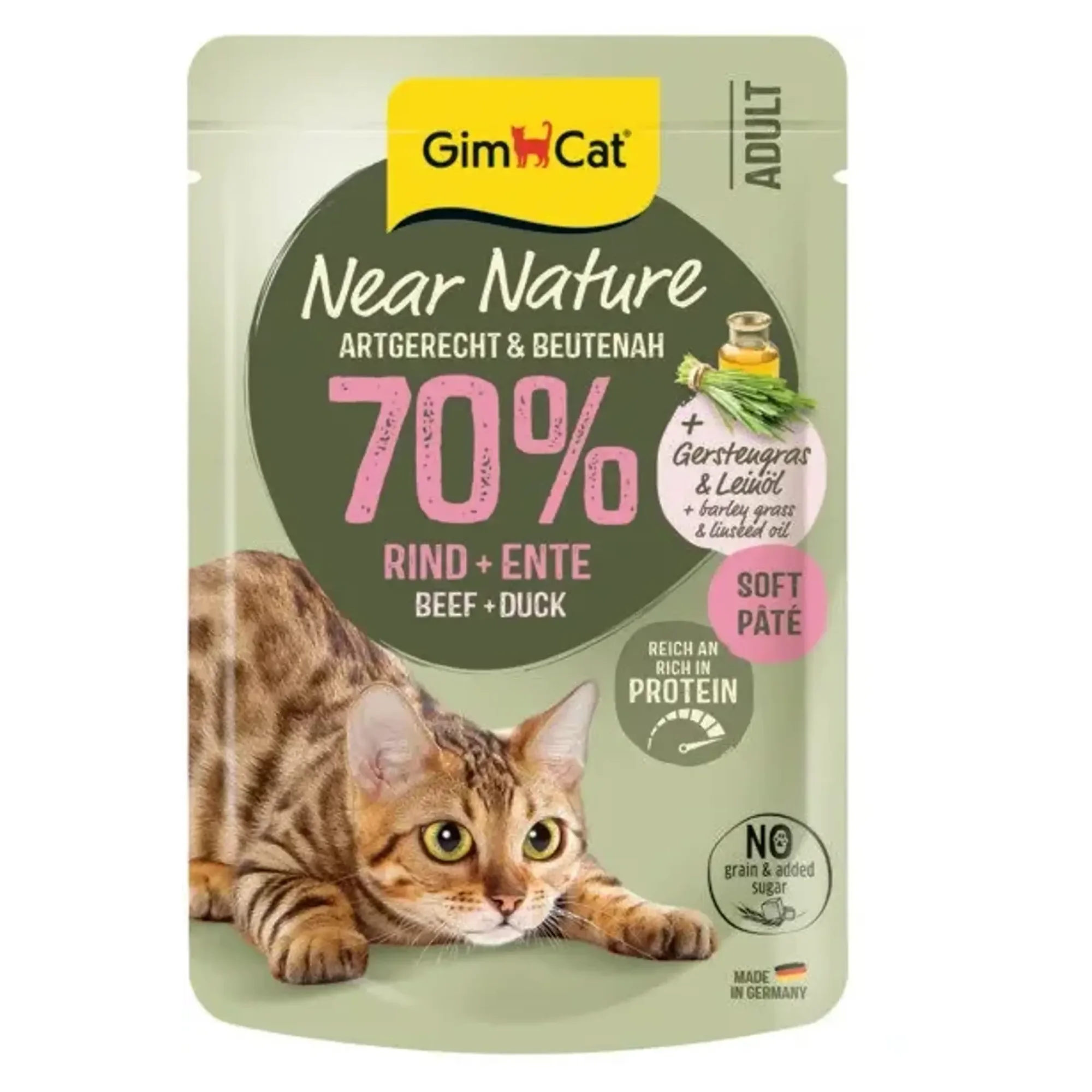 GimCat Gimcat Near Nature Sığır Etli ve Ördekli 85 G
