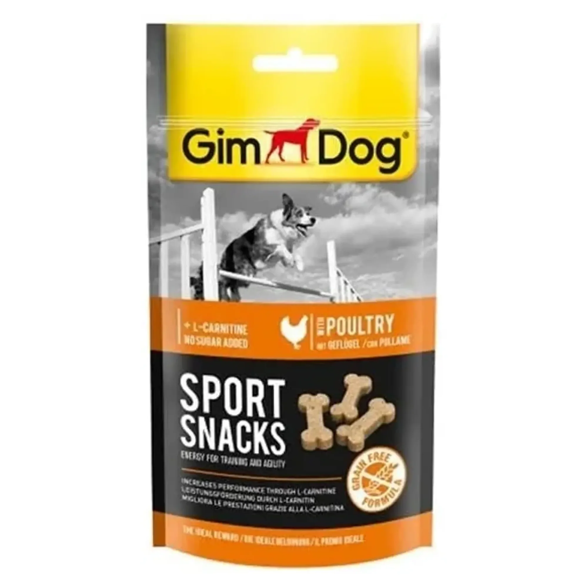 GimDog Sportsnacks Tavuklu Köpek Ödül Maması Tablet 60 G