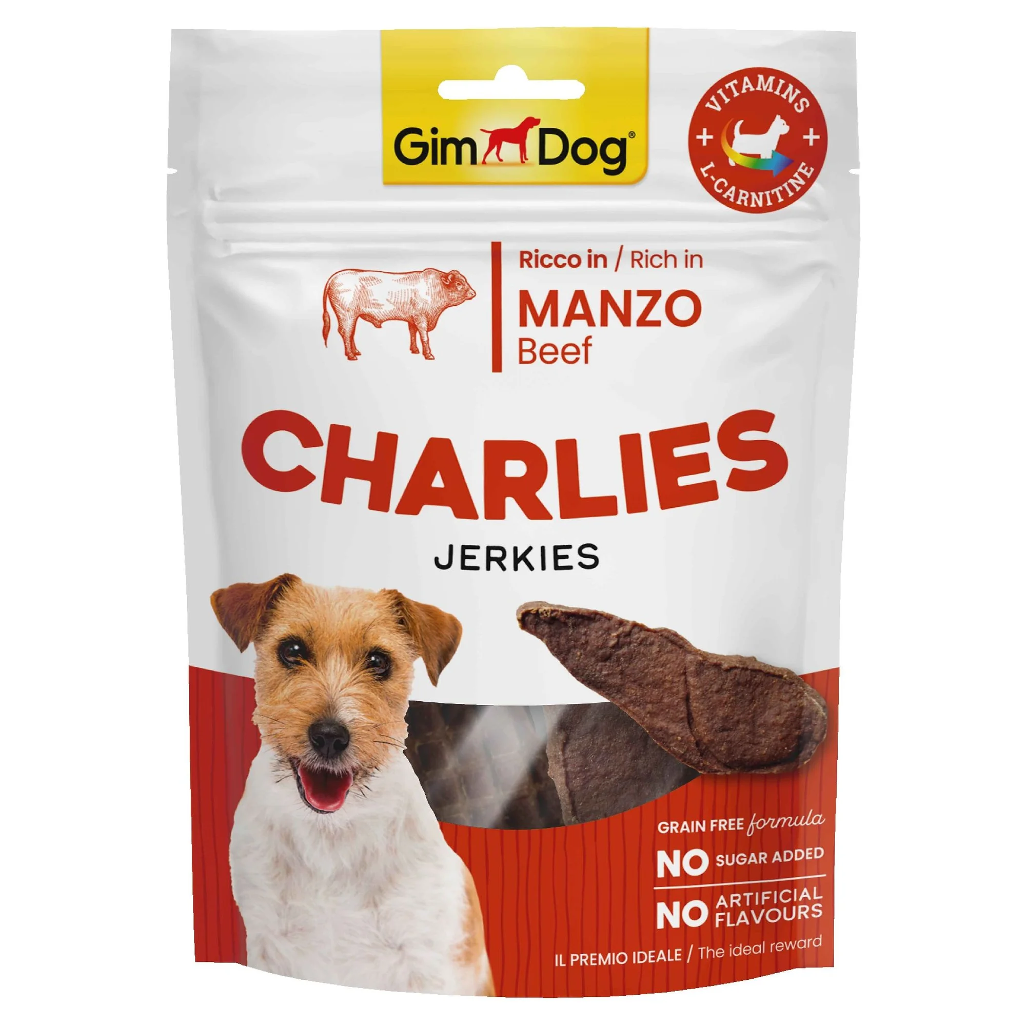 Gimdog Charlies Jerkies Sığır Etli Köpek Ödülü 70G