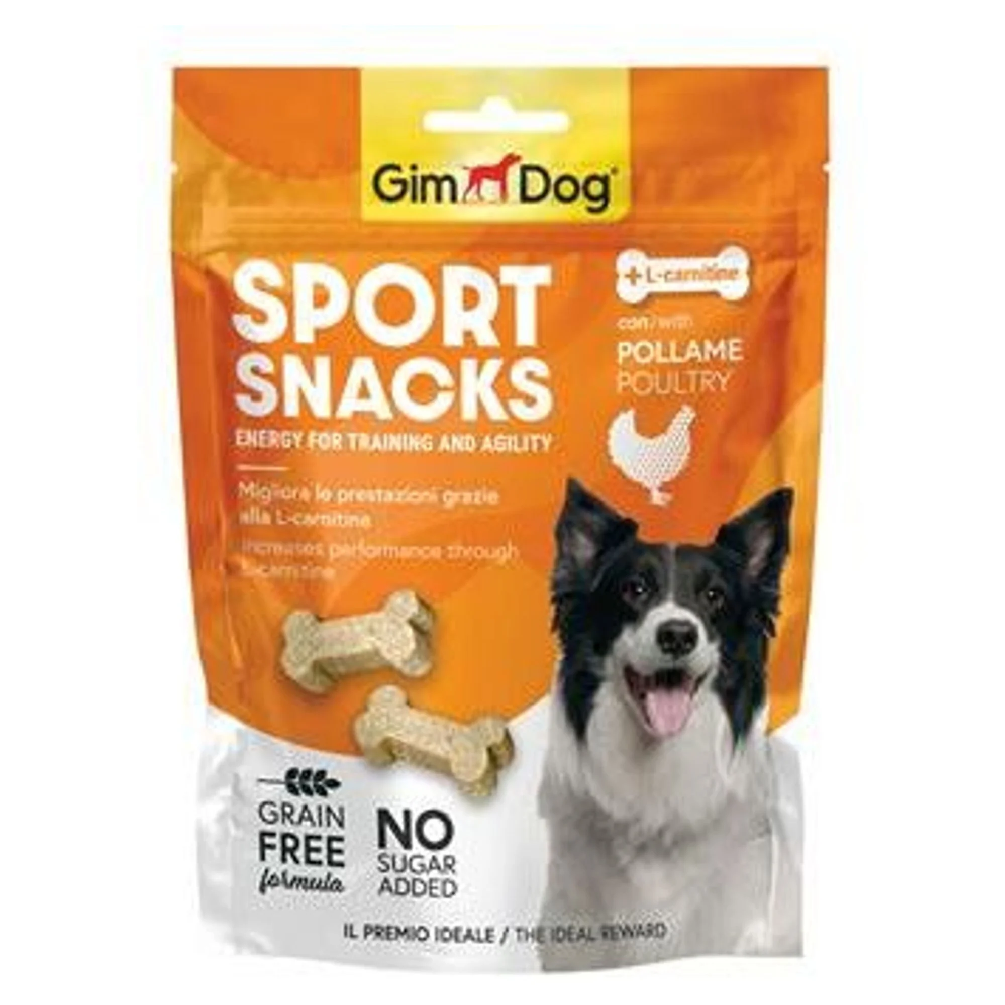 GimDog Sportsnacks L-Carnitinli Tavuklu Köpek Ödül Tableti 150 G