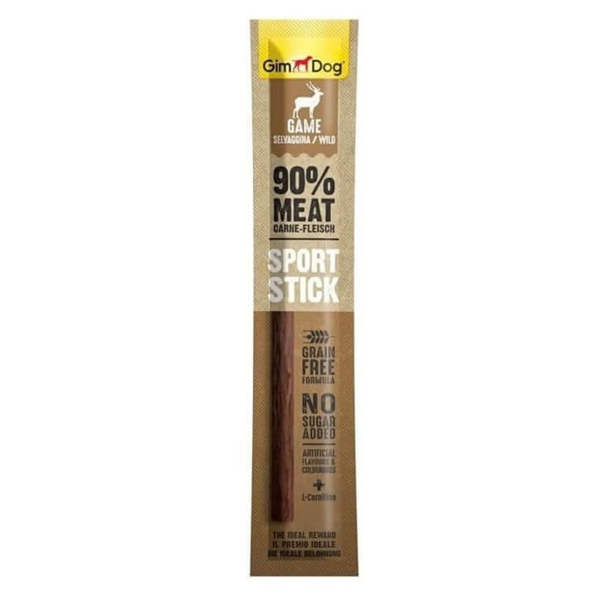 GimDog SportSticks Av Etli Tahılsız Köpek Ödül Çubuğu 12G