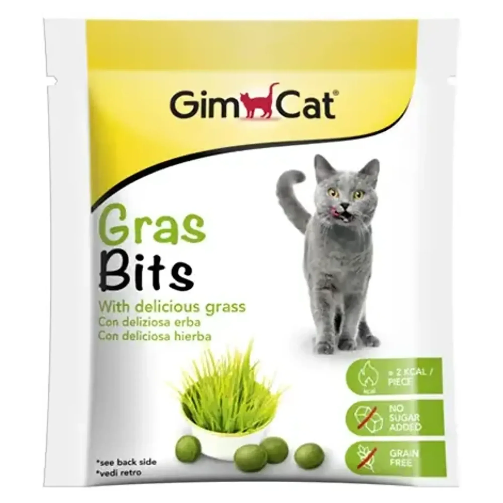 GimCat Grasbits Kedi Otu İçeren Ödül Tableti 20'li 15 G