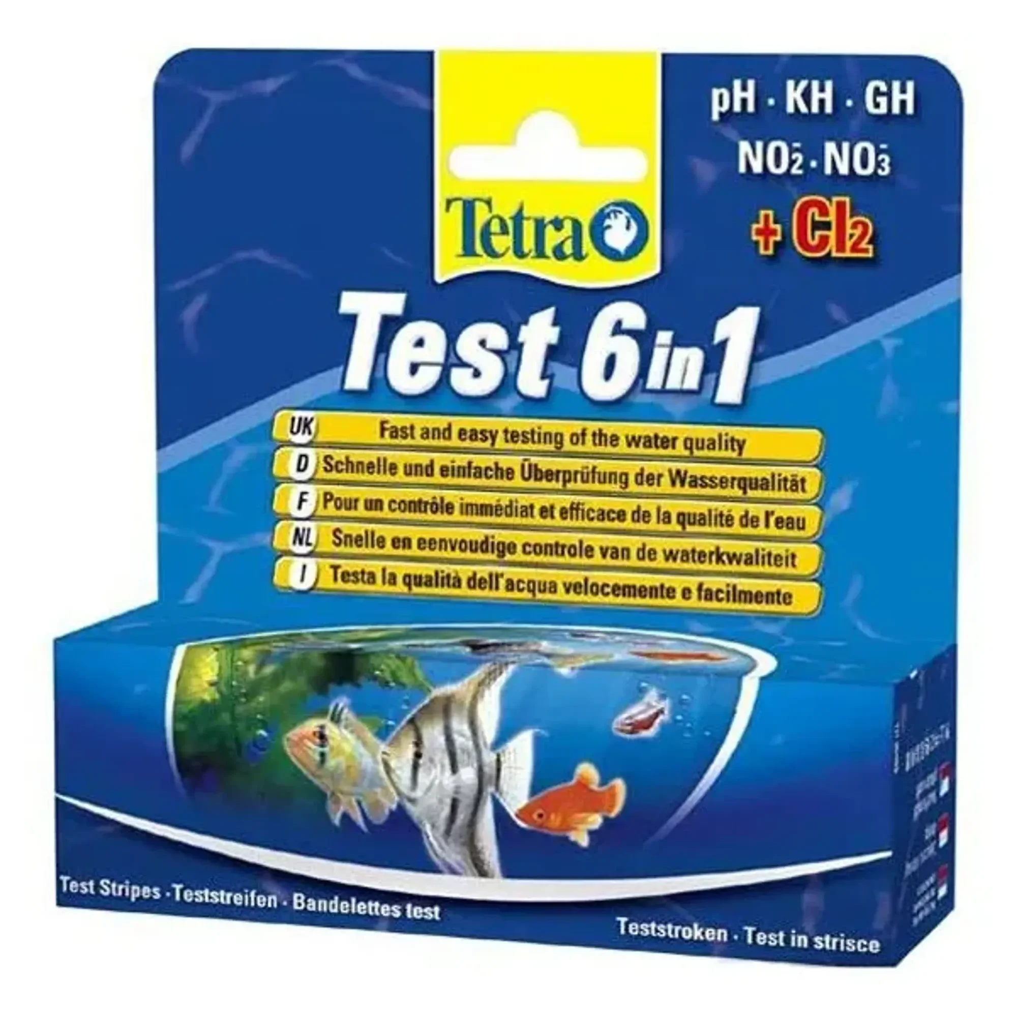 Tetra Pond Test 6ın1 Stıck Test Çubuğu - 25 Adet