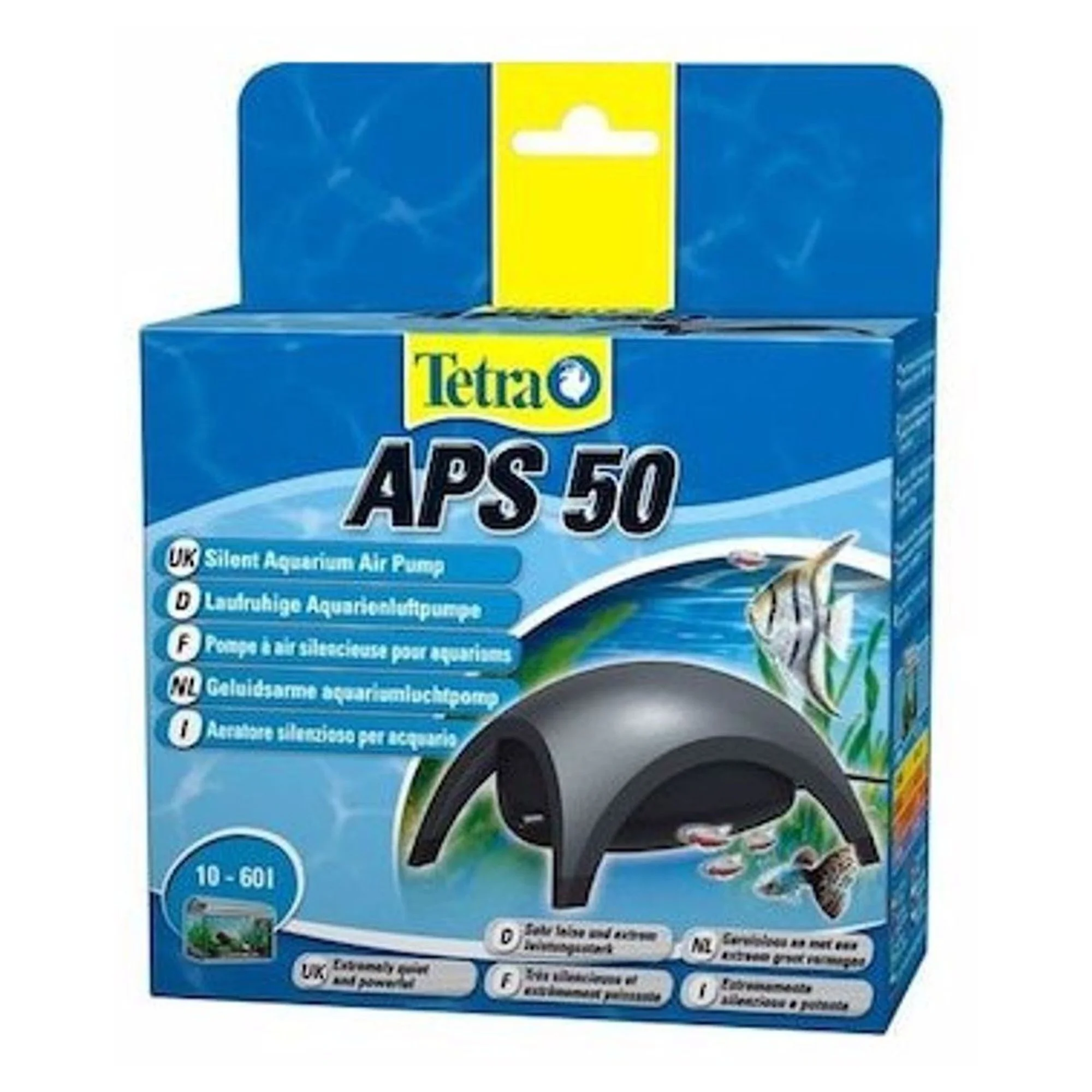 Tetra APS 50 Sessiz Hava Motoru - Siyah - 10/60L Akvaryum
