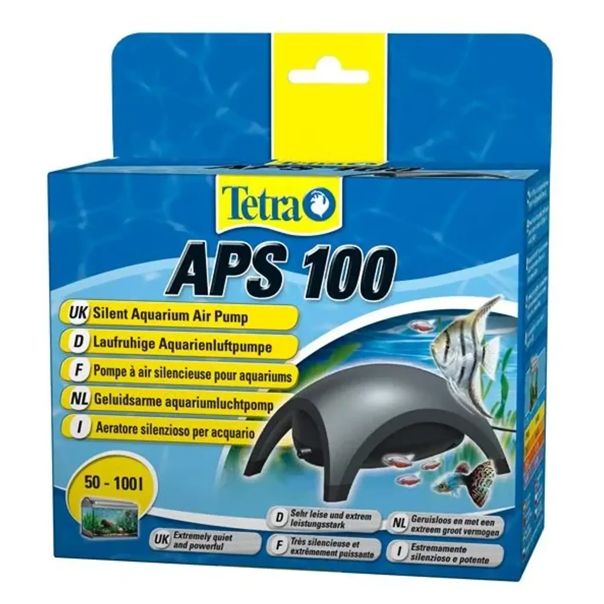 Tetra APS 100 Sessiz Hava Motoru - Siyah - 50/100L Akvaryum