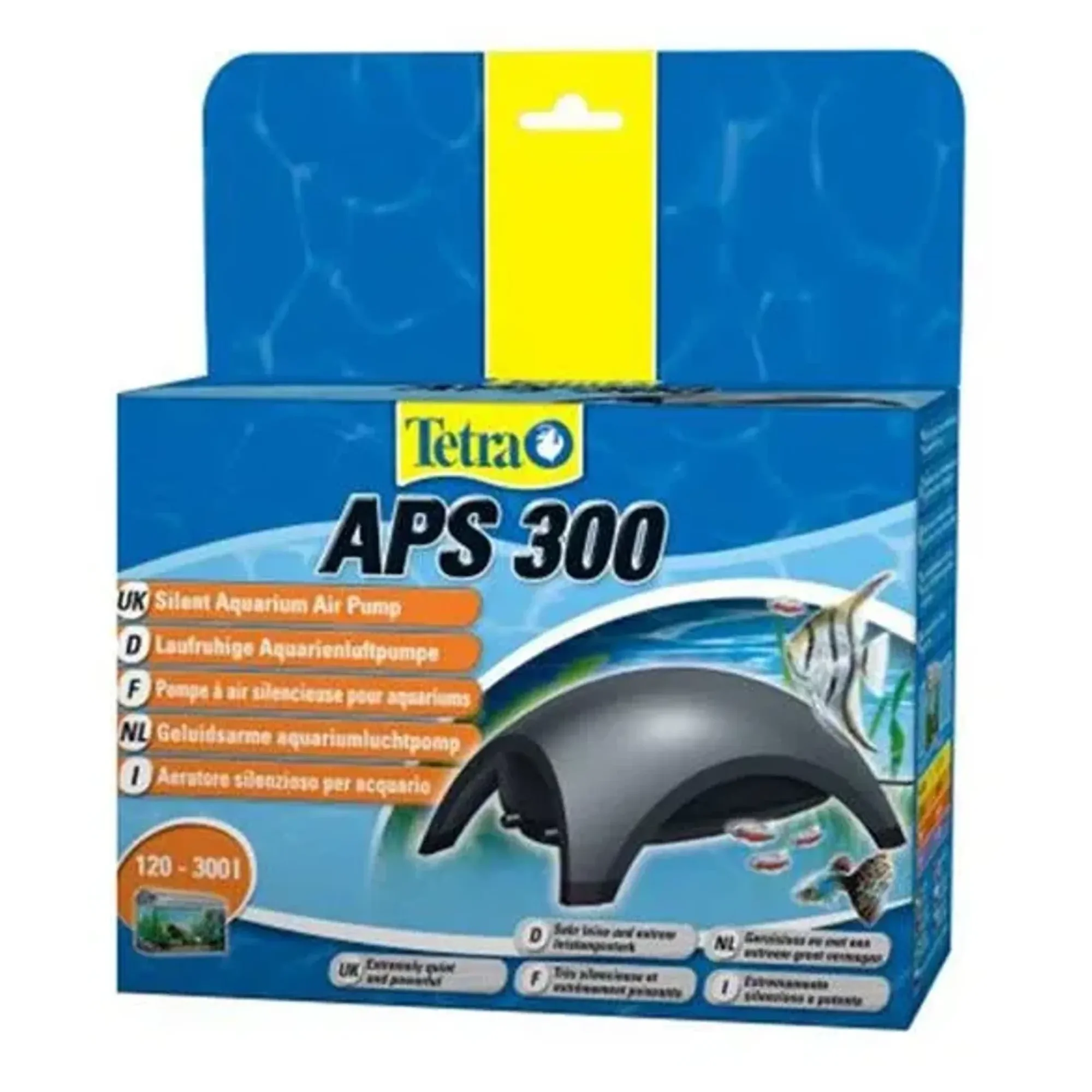 Tetra APS 300 Sessiz Hava Motoru - Siyah - 120/300L Akvaryum