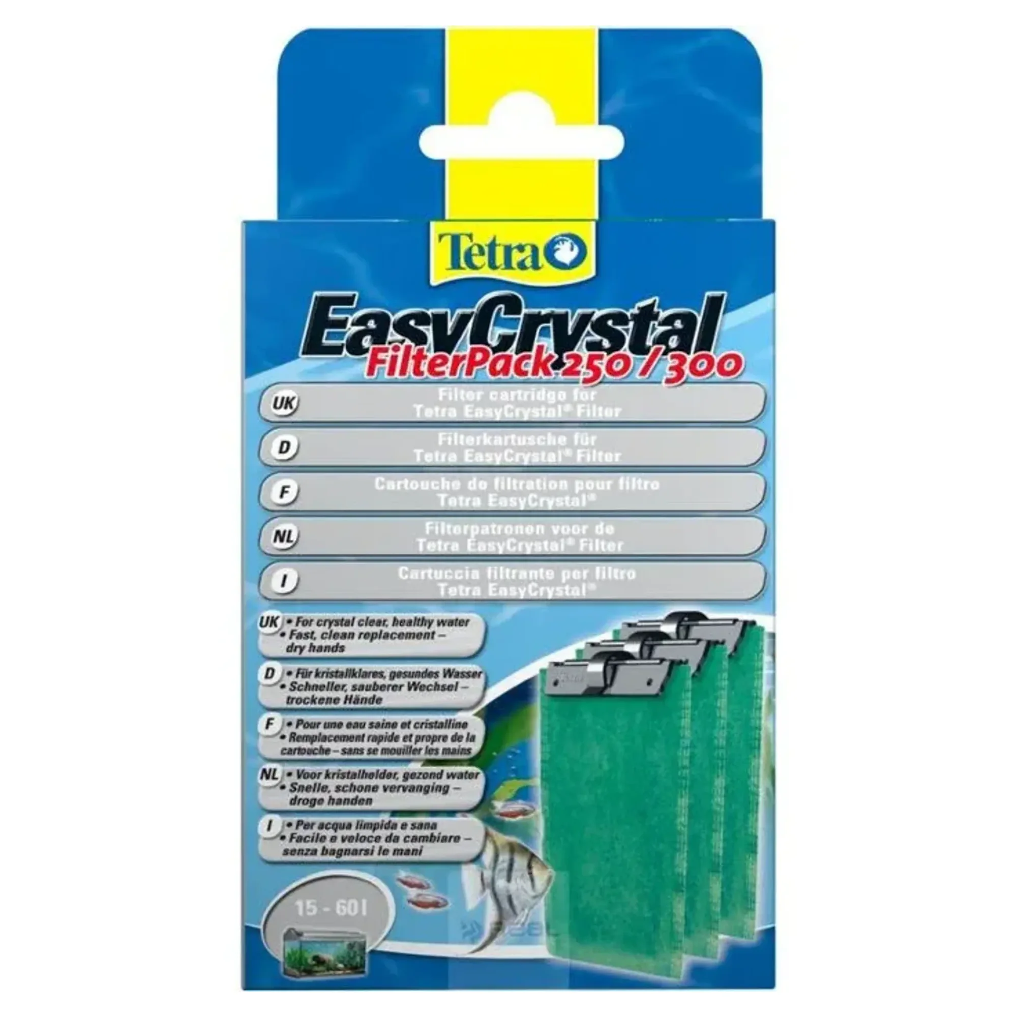 Tetra Easy Crystal Filter Pack Yedek Filtre Süngeri Filtre Malzemesi