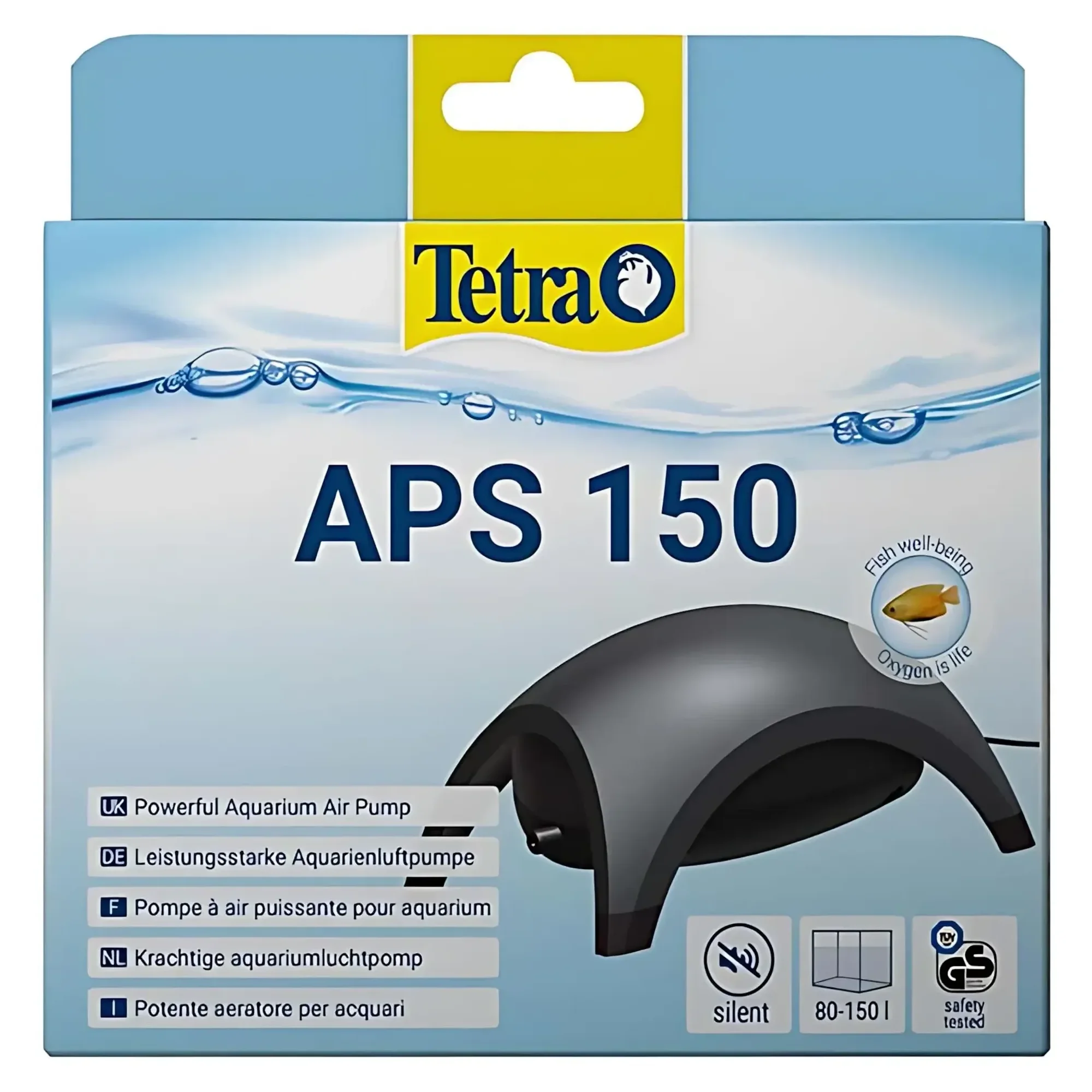 Tetra APS 150 Sessiz Hava Motoru Siyah 80/150 LT Akvaryum İçin