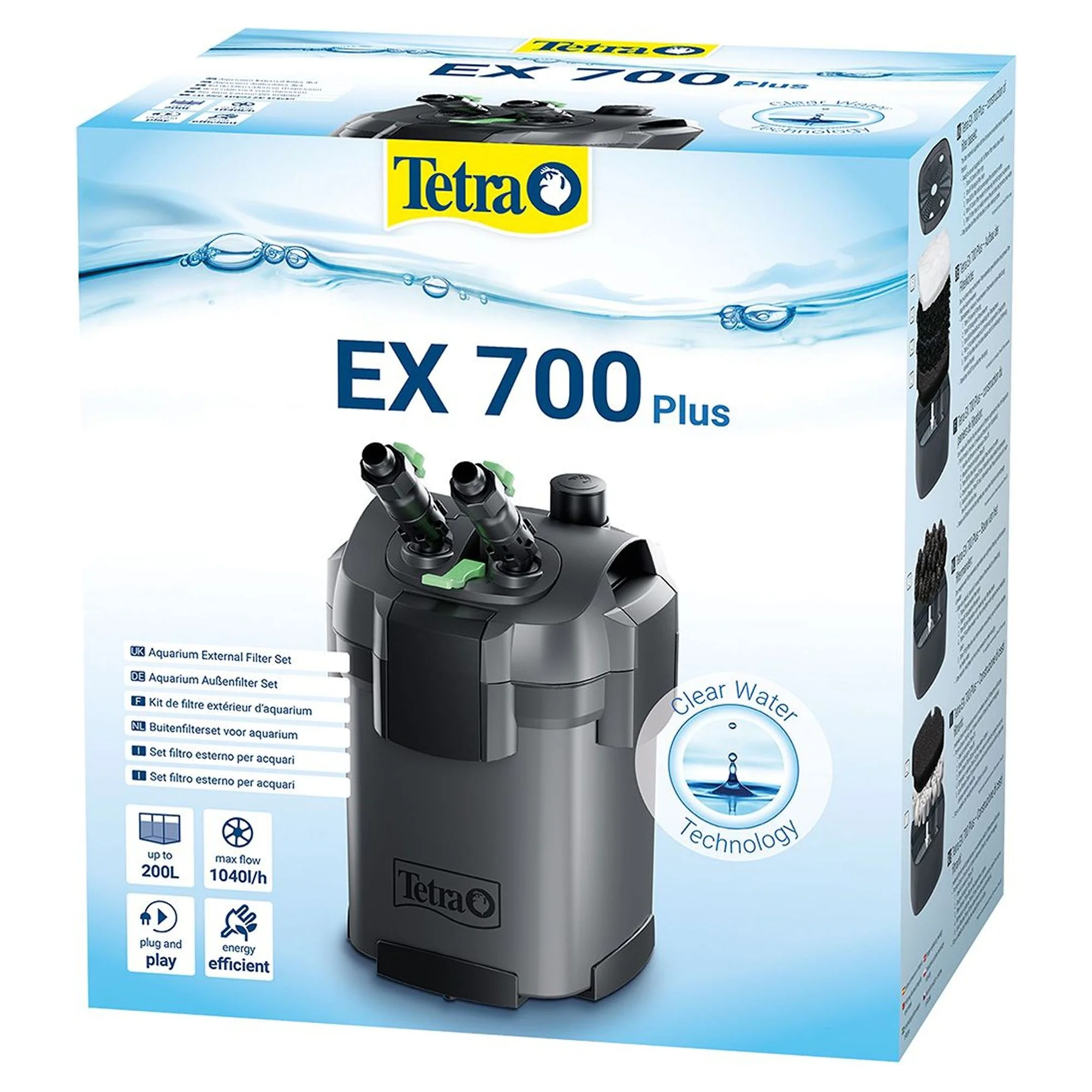Tetra EX700 Plus Tam Takım Dış Filtre