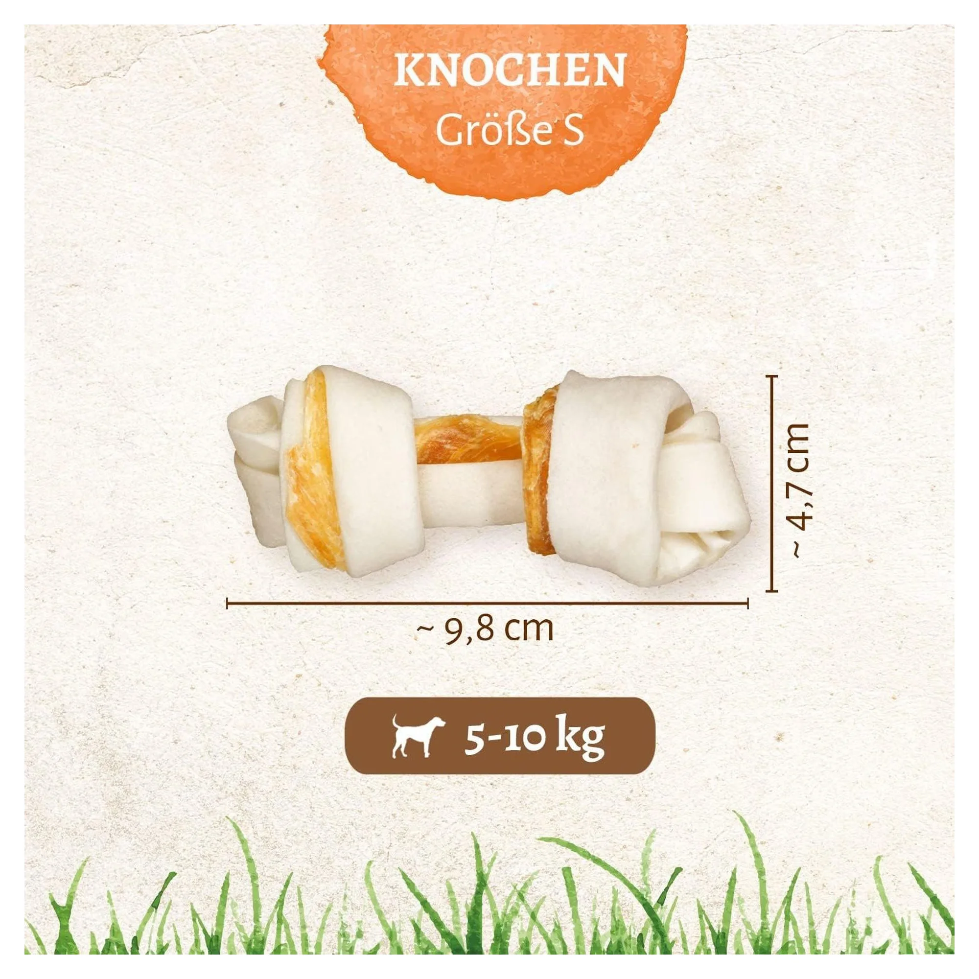 8in1 Delights Bones Tavuklu Düğümlü Tartar Önleyici Köpek Ağız Bakım Kemiği 10CM 35 G — Parçalanabilir, 45 g — Görsel 3