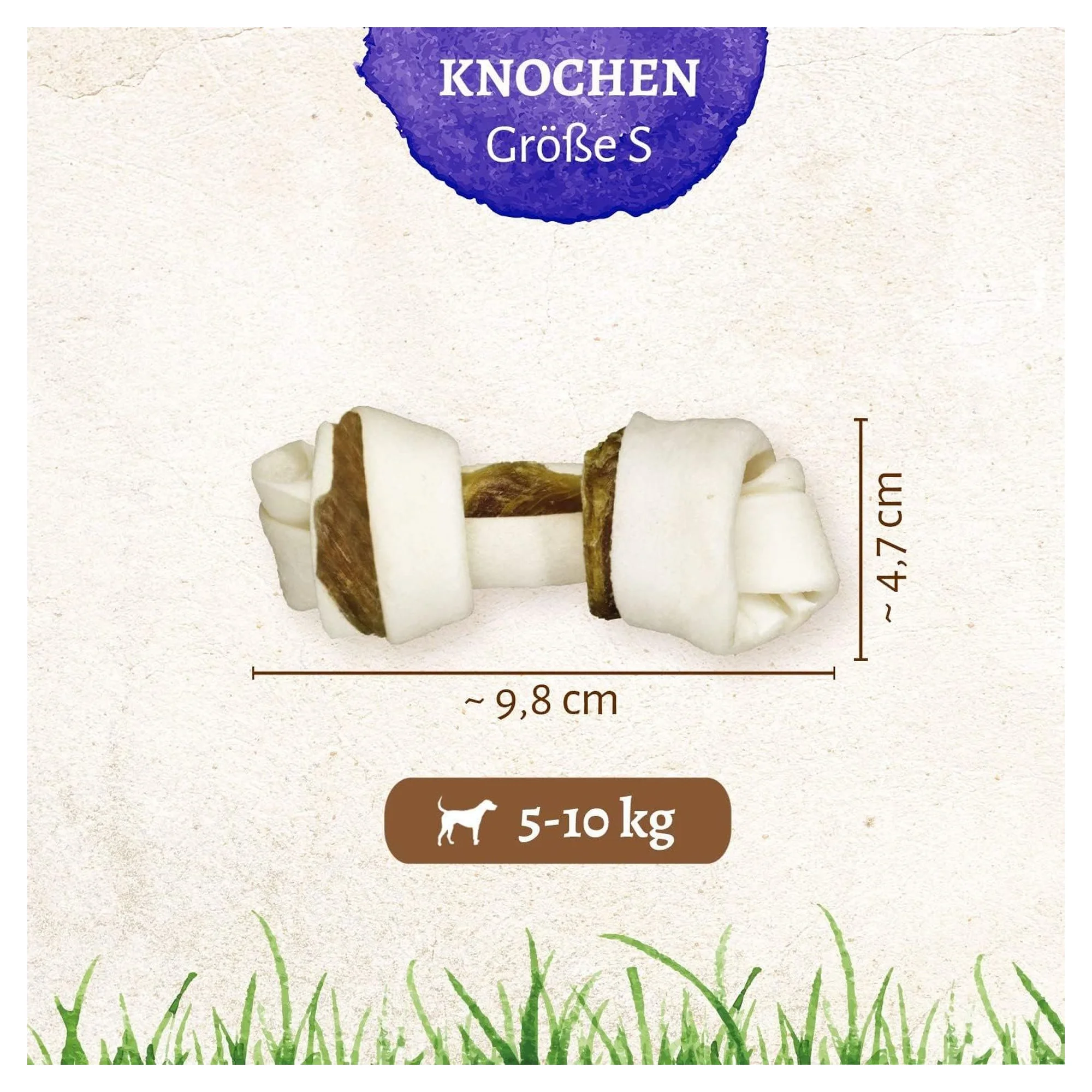 8in1 Delights Bones Biftekli Düğümlü Tartar Oluşumunu Önleyen Small Köpek Kemiği 10CM 35 G — Parçalanabilir, 45 g — Görsel 3