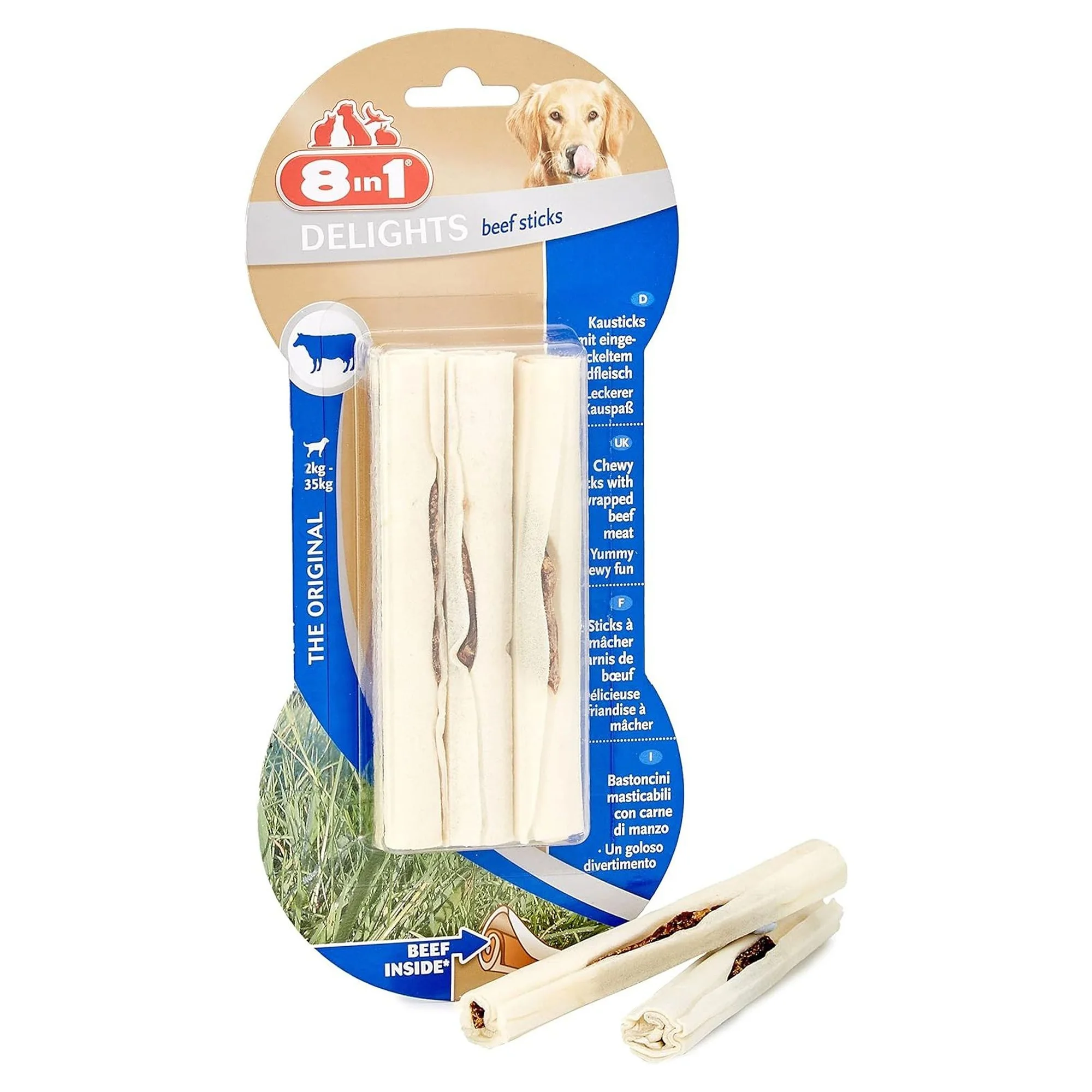 8IN1 8in1 Delights Sticks Biftekli Çubuk Köpek Ödül Maması 75 G