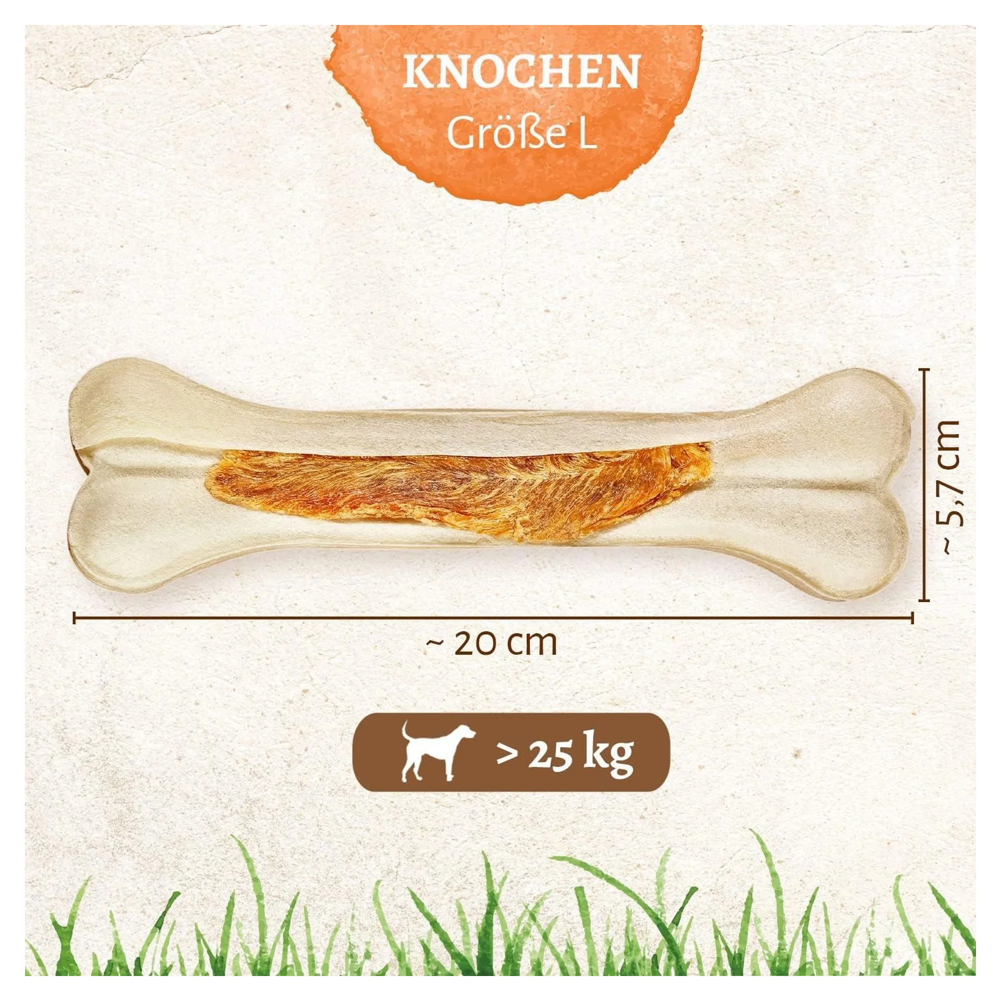 8in1 Delights Büyük Irk Köpekler İçin Tavuk Etli Large Sert Çiğneme Kemiği — Yarı Yumuşak, 140 g — Görsel 3