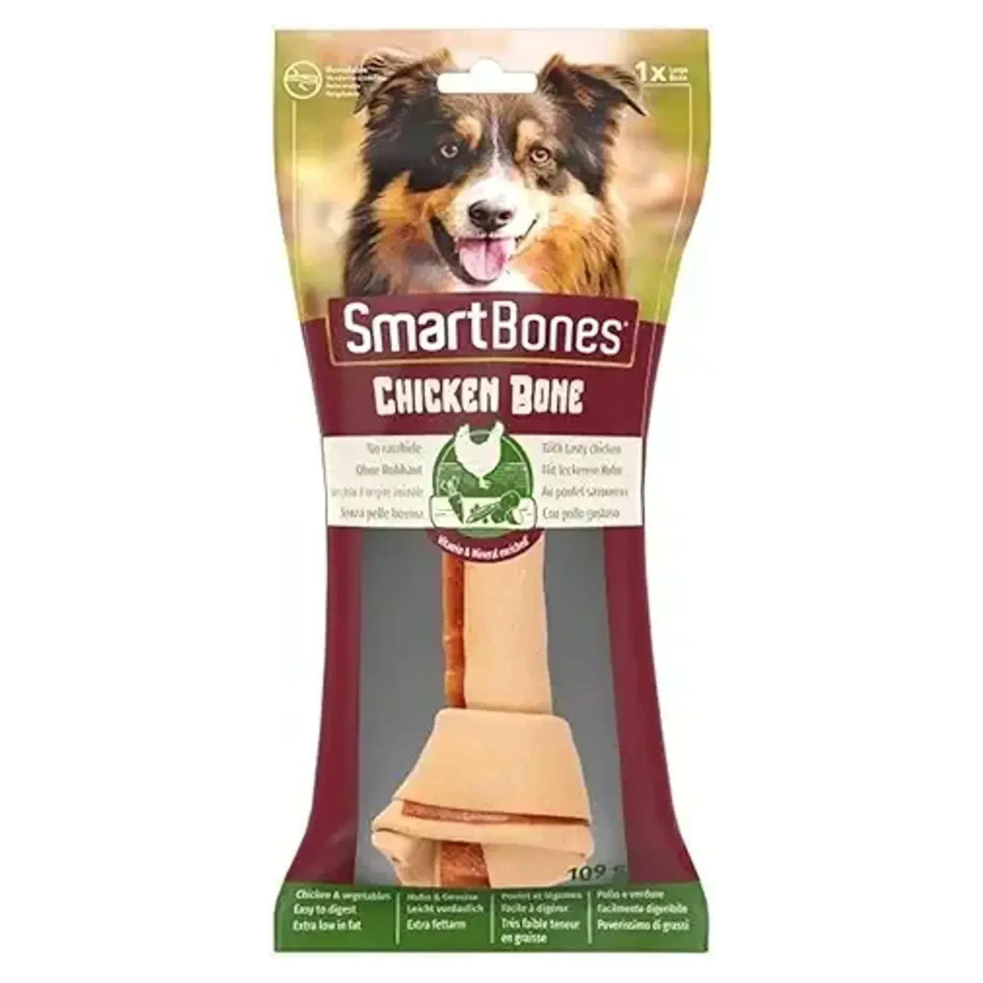 Smartbones SmartBones Büyük Irk Köpekler İçin Tavuklu Düğümlü Kemik 109 G