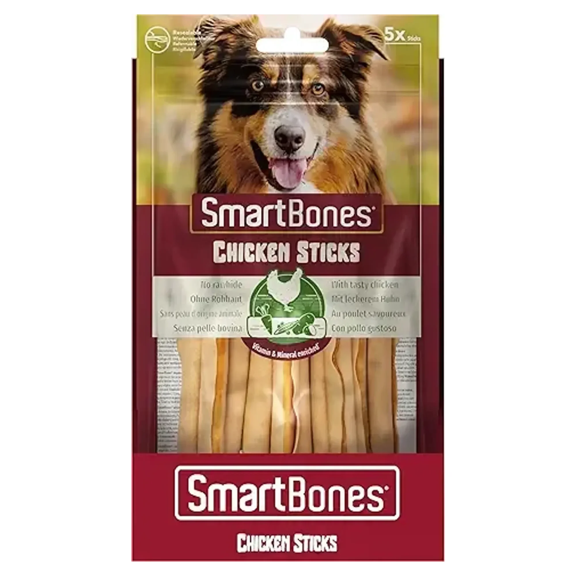 Smartbones SmartBones Tavuklu Stick Köpek Ödül Maması 5'li 100 G