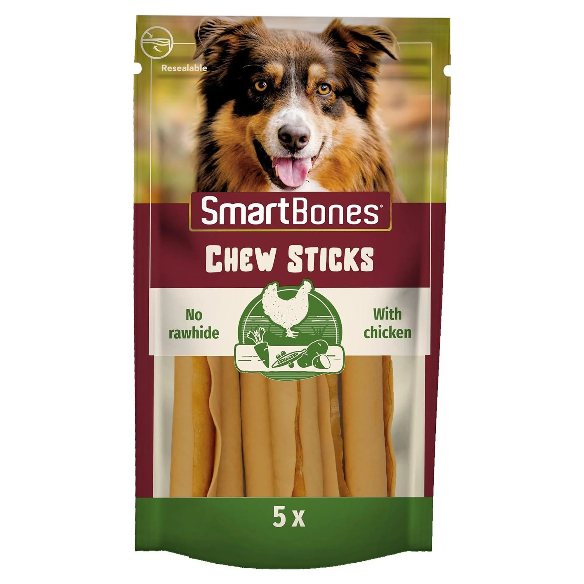 SmartBones Tavuklu Stick Köpek Ödül Maması 5'li 100 G