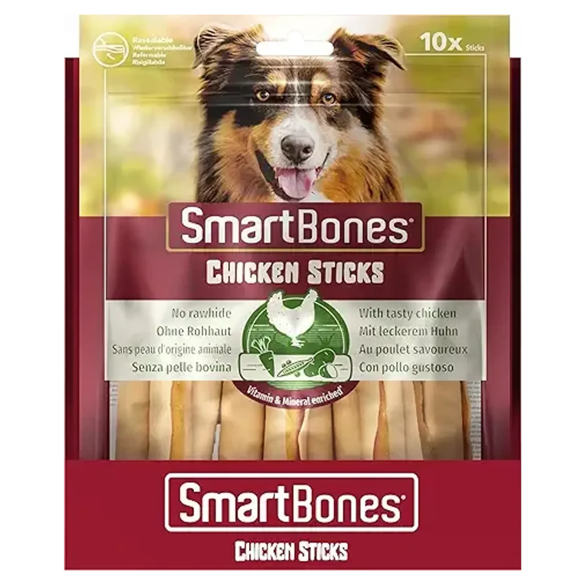 Smartbones SmartBones Tavuklu Stick Köpek Ödül Maması 10'lu 200G