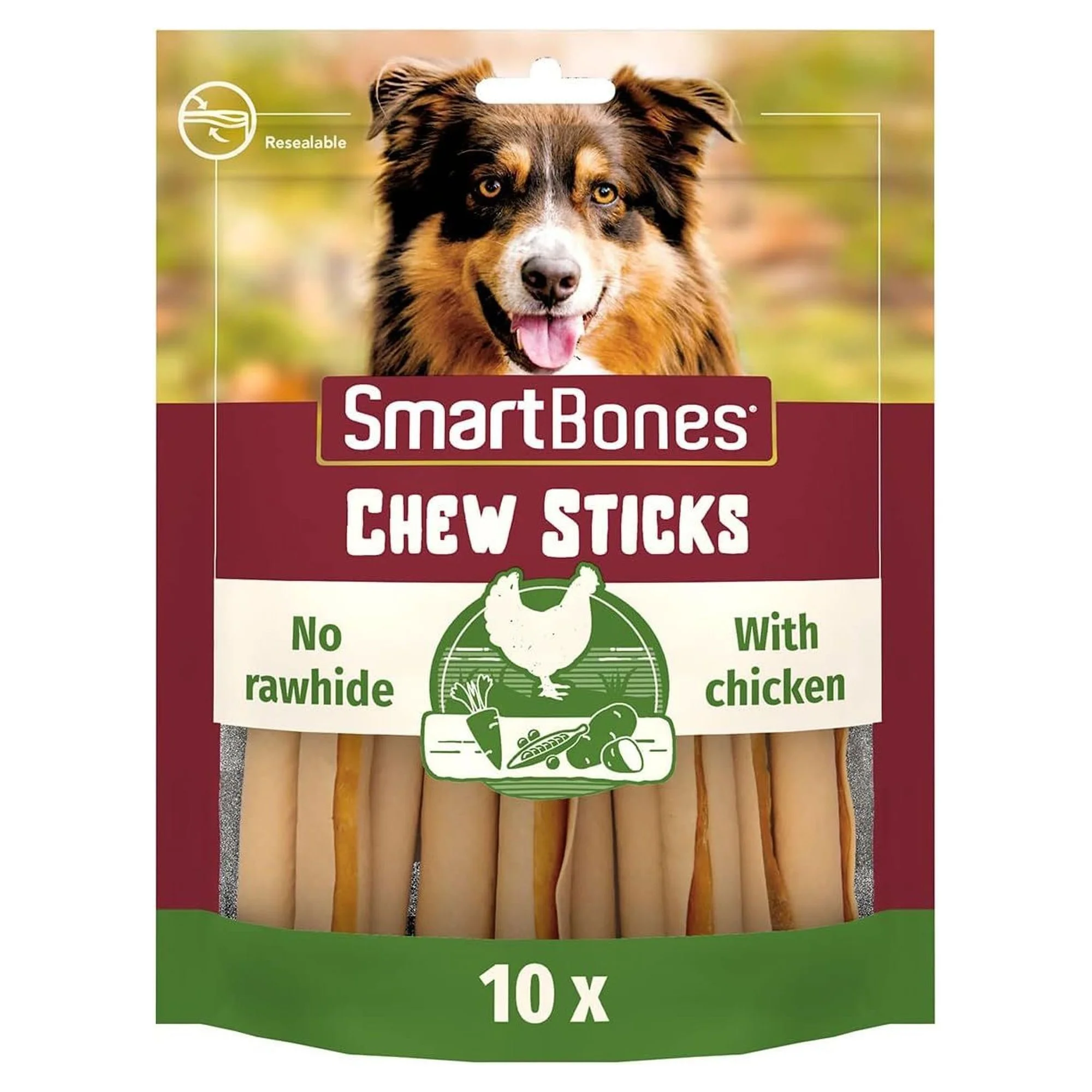 SmartBones Tavuklu Stick Köpek Ödül Maması 10'lu 200G