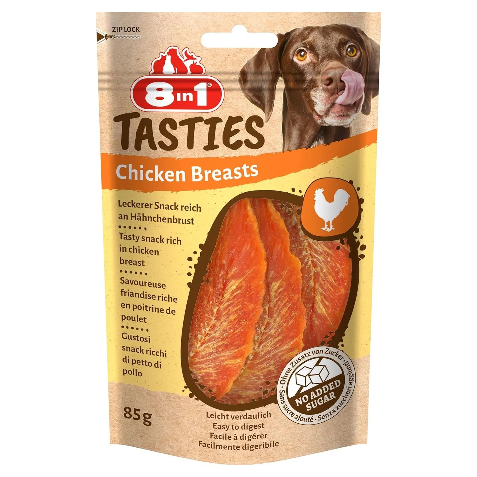 8in1 Tasties Chicken Breast Tavuk Göğsü Köpek Ödülü 85 G