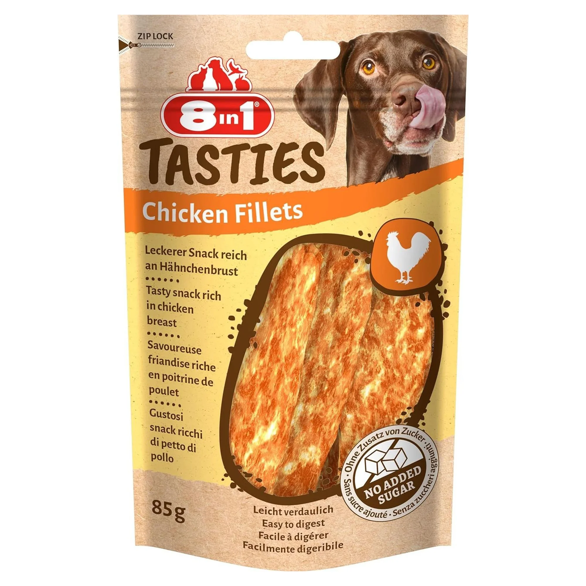 8in1 Tasties Chicken Fillets Tavuk Fileto Köpek Ödülü 85 G