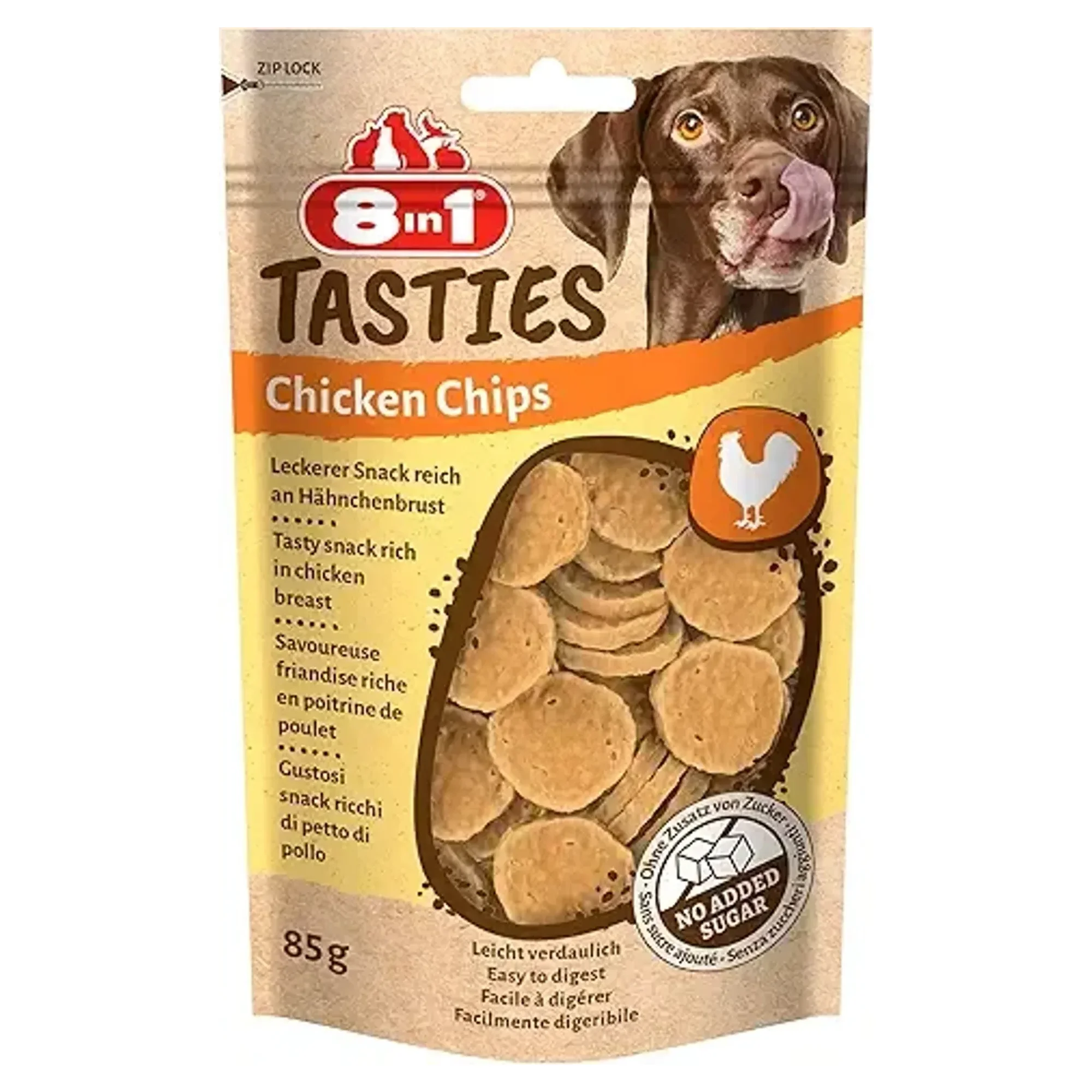 8IN1 8in1 Tasties Chicken Chips Tavuk Cipsi Köpek Ödülü 85 G