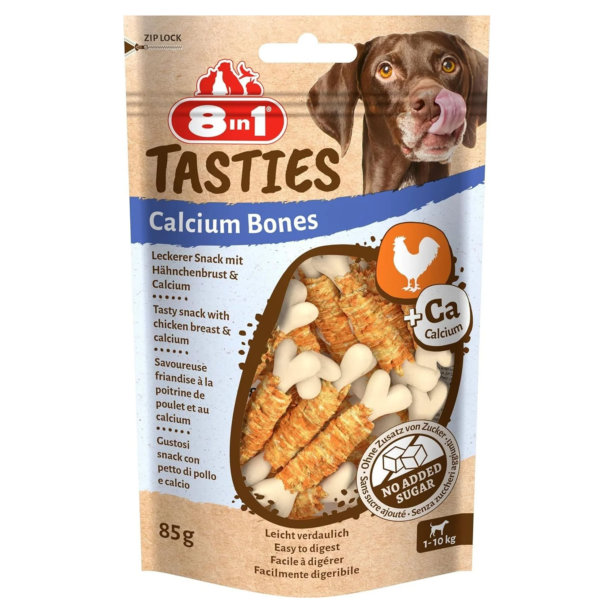 8in1 Tasties Calcium Bones 85G