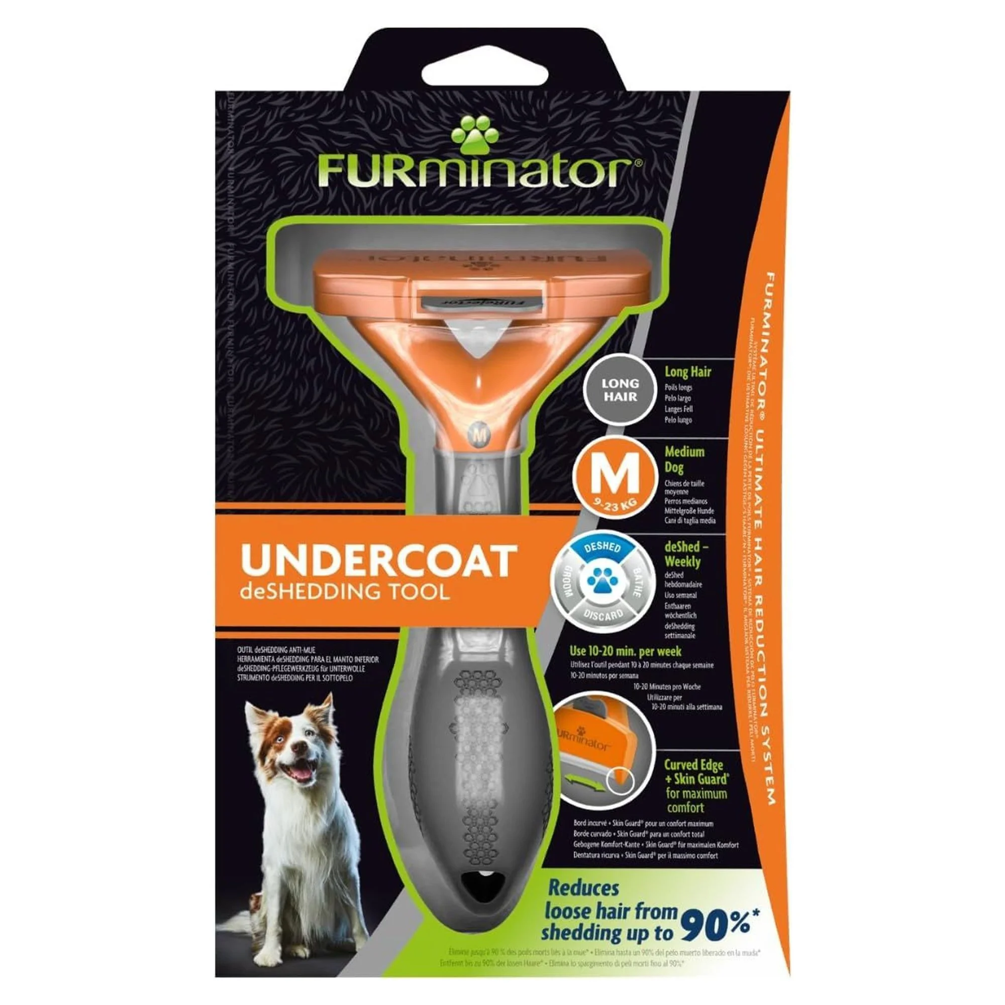 Tetra Furminator Furminator Longhair Dog M — Taraklar ve Fırçalar, 240 g — Görsel 3