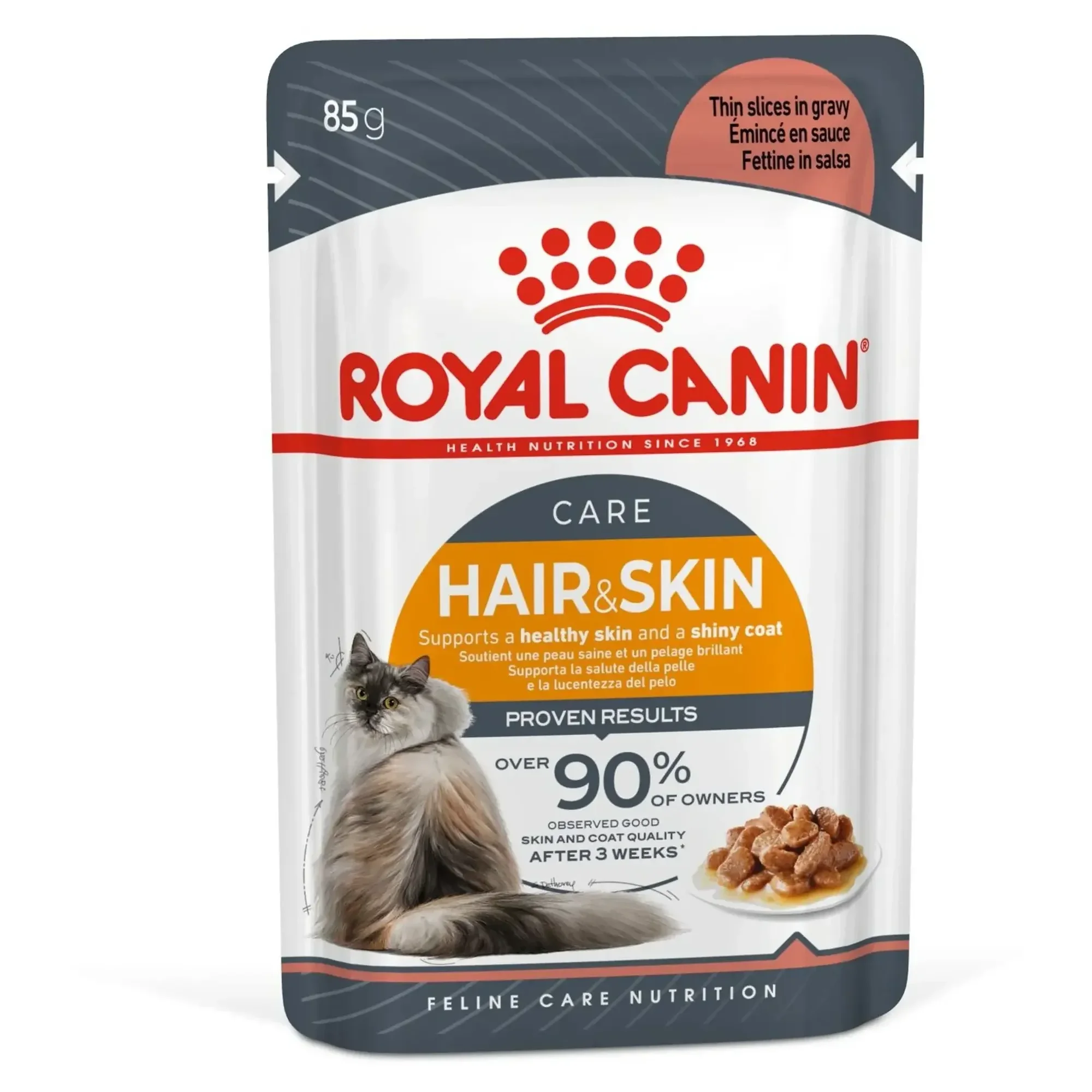 Royal Canin Royal Canin Care Hair&Skin Sağlıklı Tüyler İçin Yaş Kedi Maması 85 G