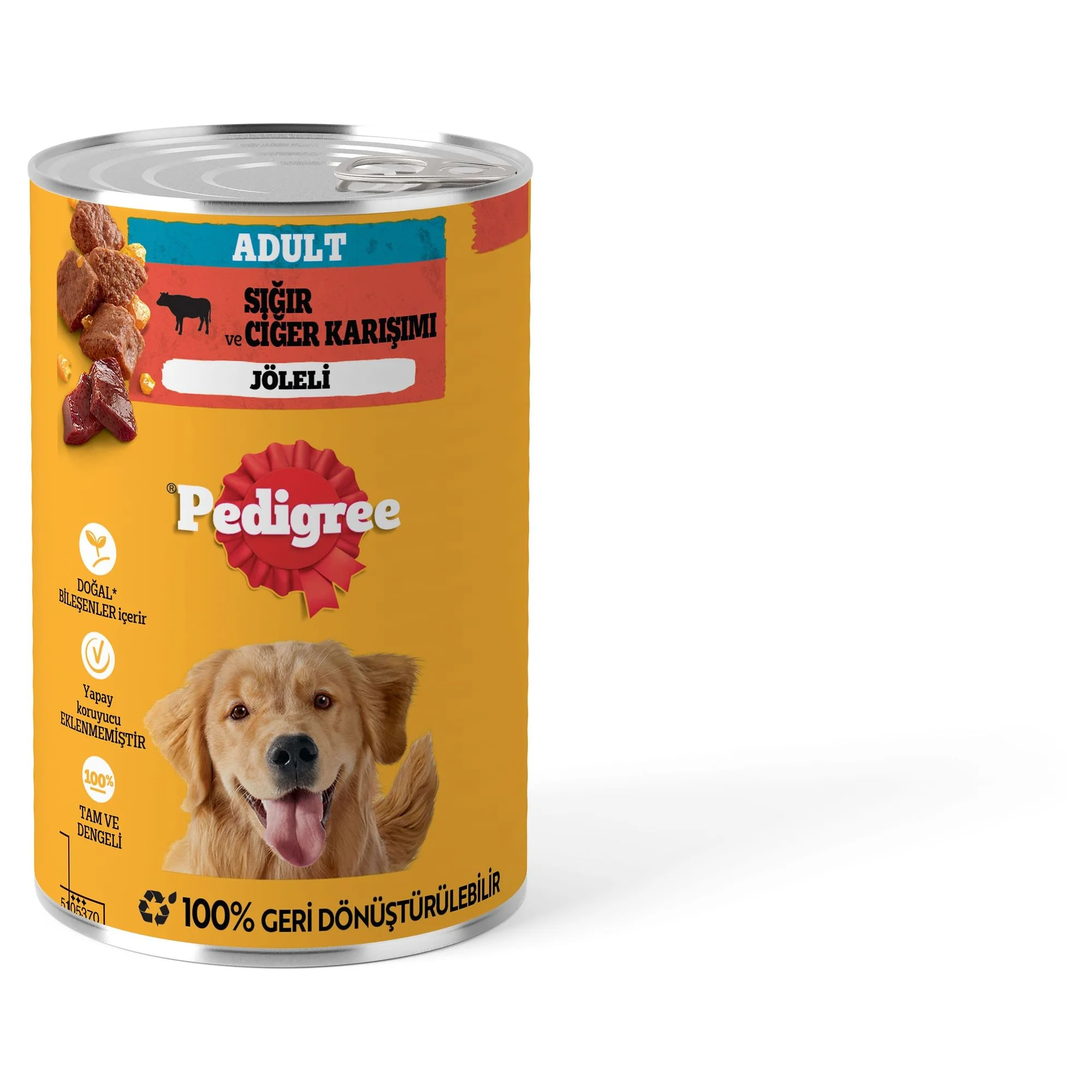 Pedigree Sığır Etli Yetişkin Köpek Konserve Yaş Mama 400 G