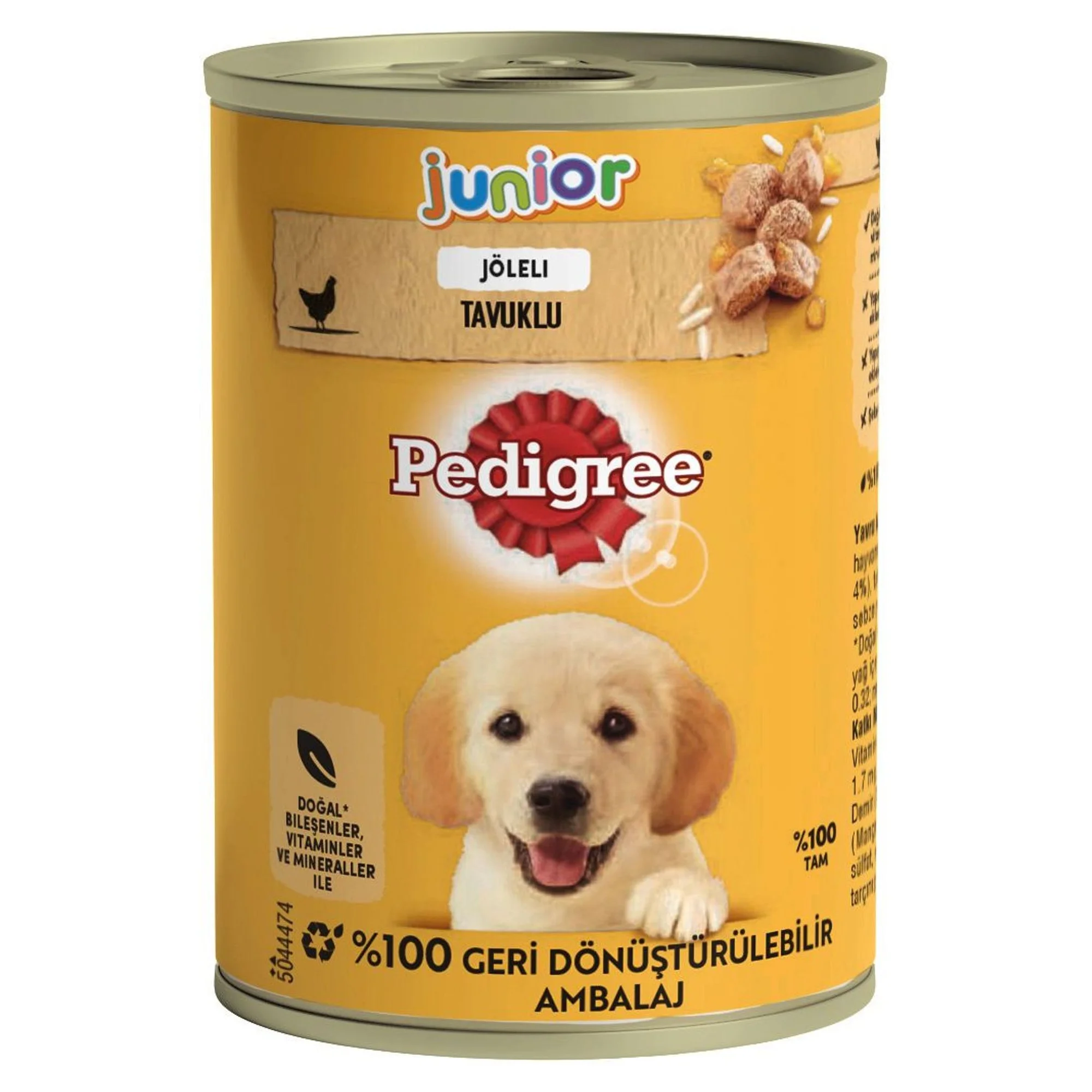 Pedigree Tavuklu Yavru Köpek Konserve Yaş Mama 400 G